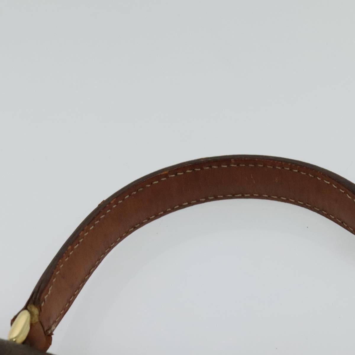 Celine CELINE Macadam Canvas Business Bag Pvc Leather Brown Gold Size ONE SIZE - 14 Thumbnail