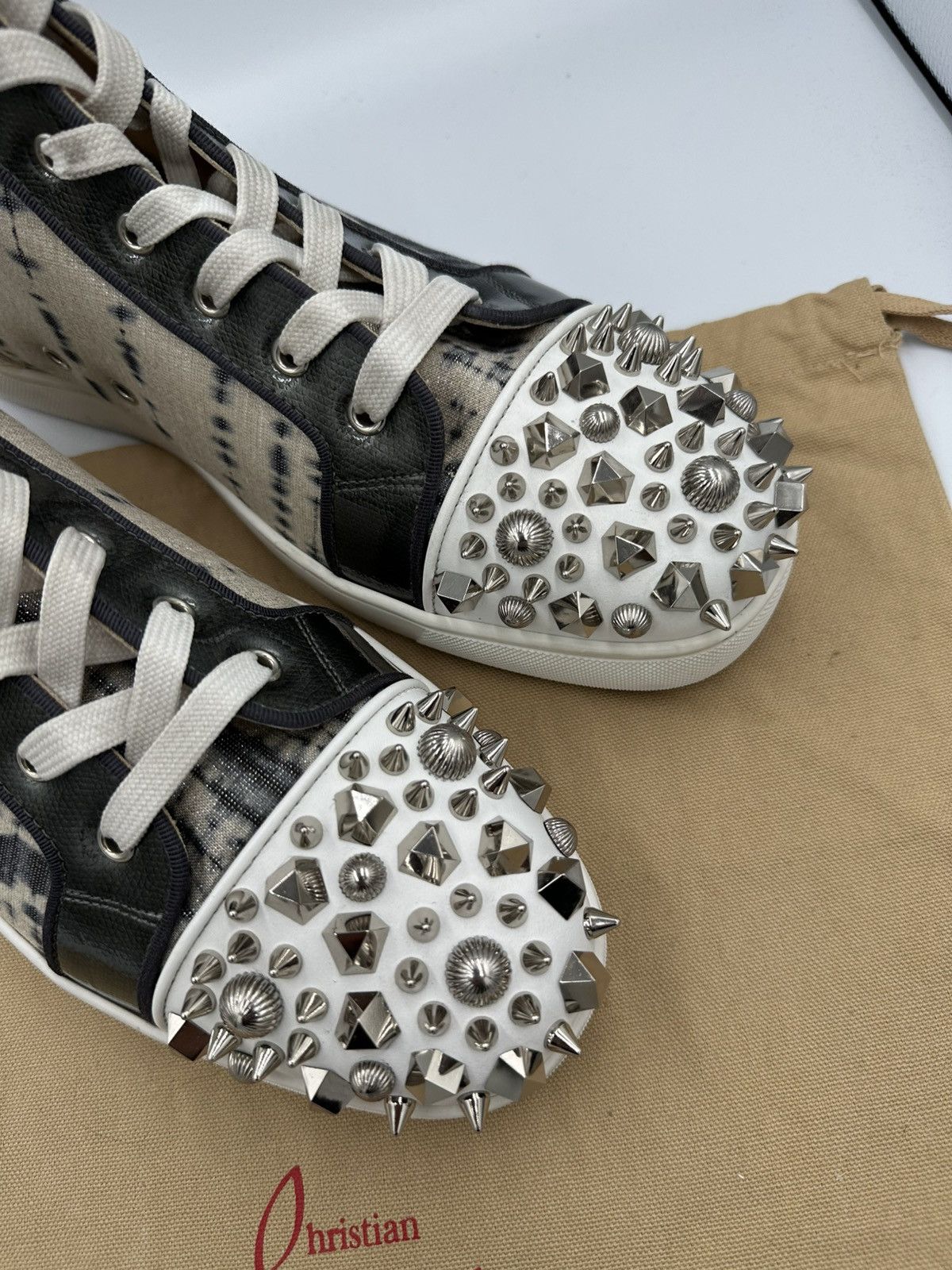 Christian Louboutin Christian Louboutin High Top Sneakers Size US 13 / EU 46 - 2 Thumbnail
