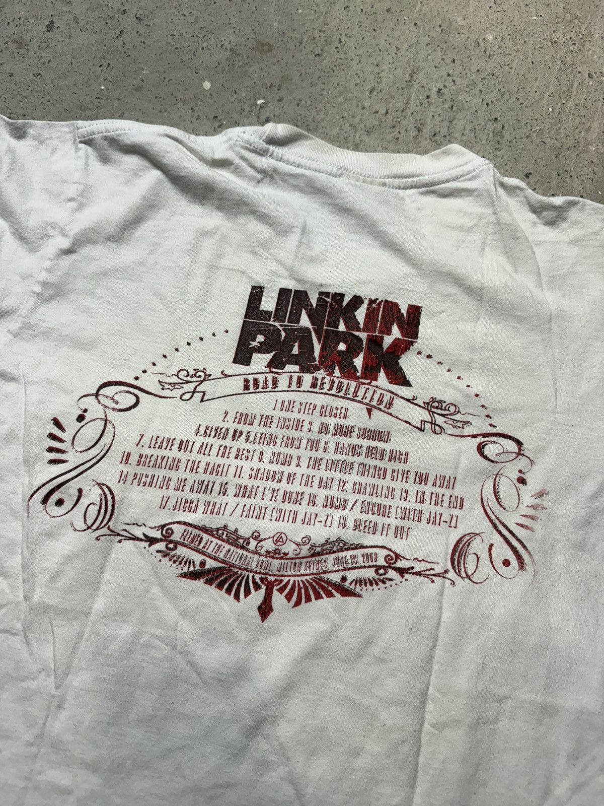 Band Tees × Vintage Vintage Y2K Linkin Park 2008 Live In Milton Kevnes Revolutio Size US M / EU 48-50 / 2 - 6 Thumbnail