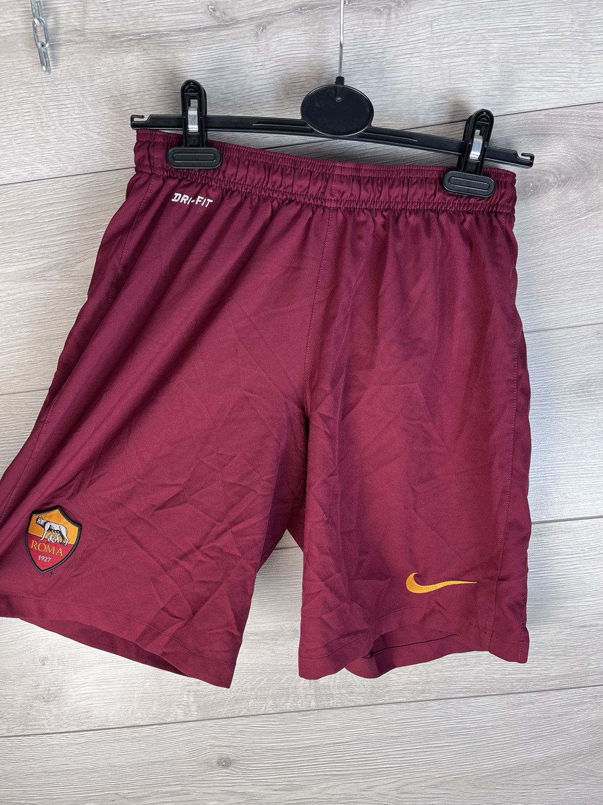 Nike Men's football short Nike AS Roma home size M Dri-fit sport Size US 32 / EU 48 - 4 Thumbnail