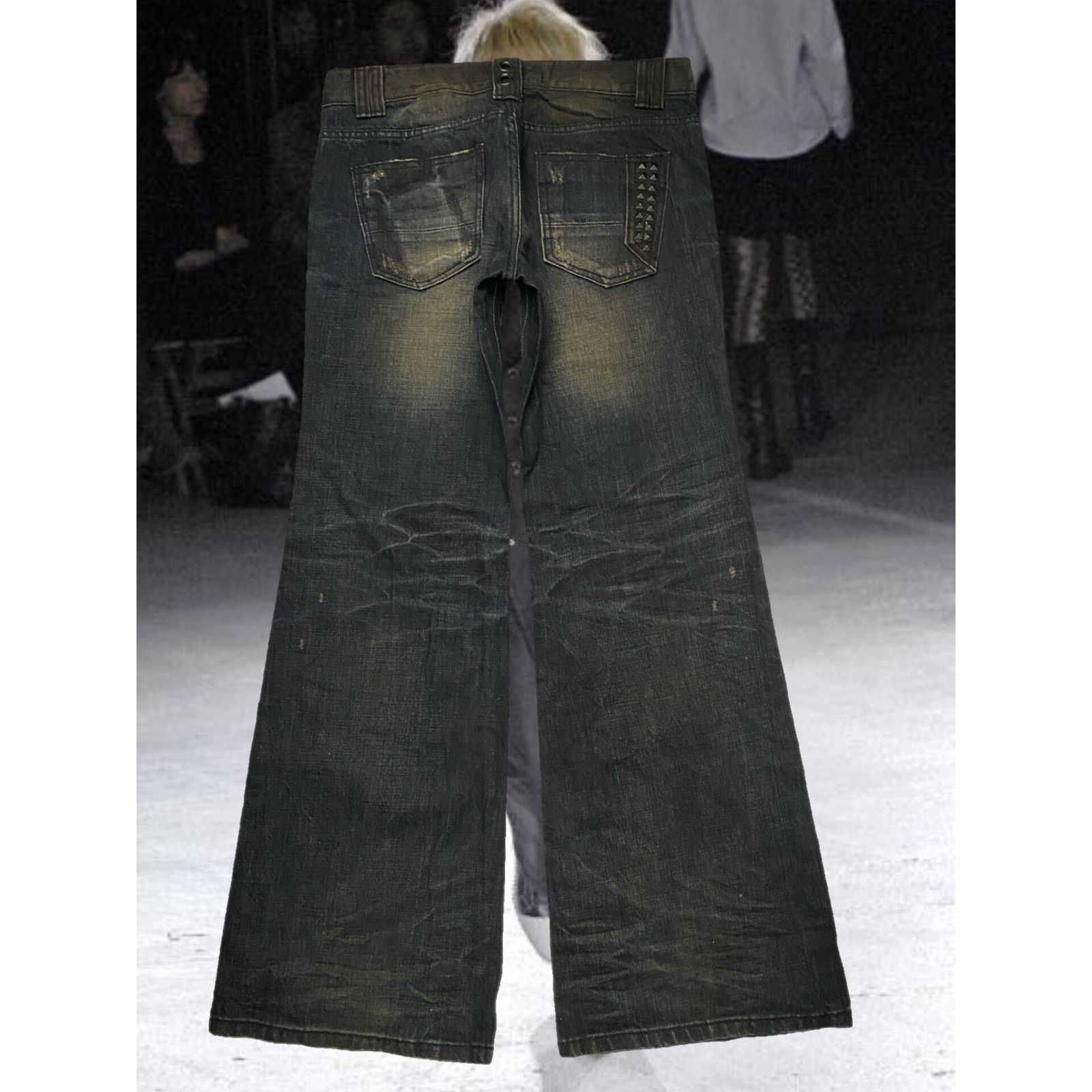 Hysteric Glamour Vintage Faded Japanese Archive Low-rise Denim Jeans size 30 Size 30" / US 8 / IT 44 - 2 Thumbnail