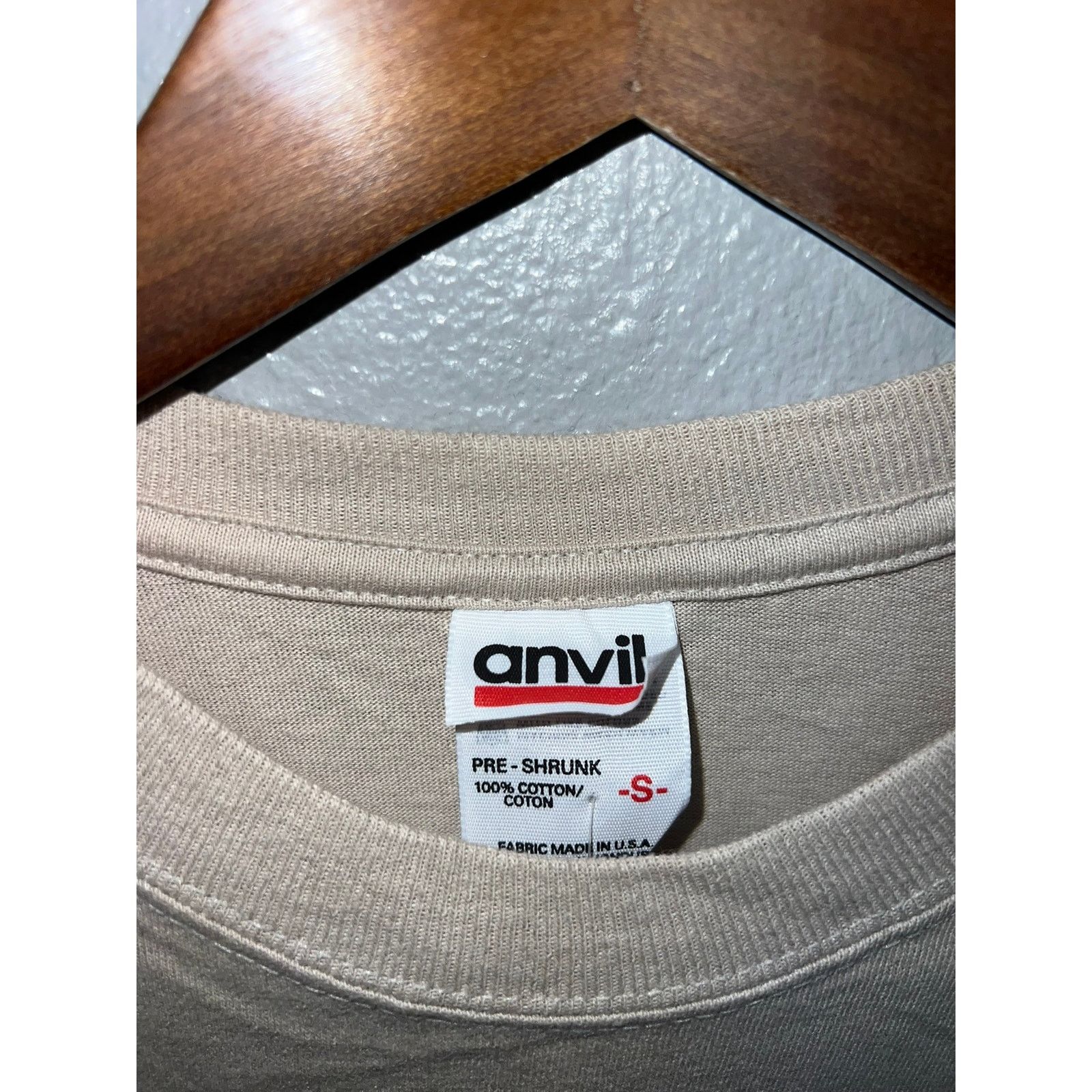 Anvil Vintage Native American Shirt Keeper Of The Plains Brown Tee Size US S / EU 44-46 / 1 - 7 Thumbnail