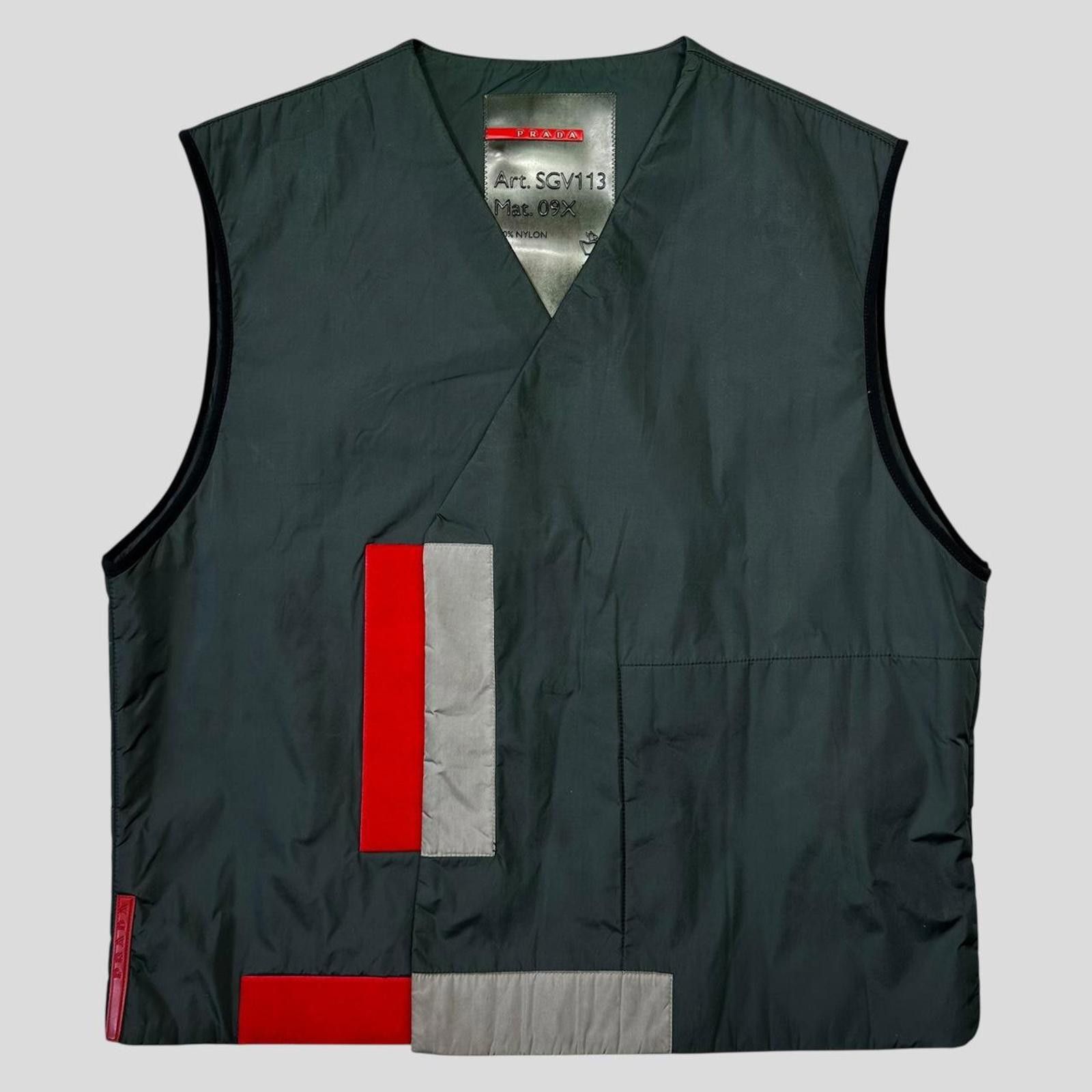 Prada Prada Sport SS99 Nylon Padded Utility Vest - IT48 (M) Size US M / EU 48-50 / 2 - 1 Thumbnail