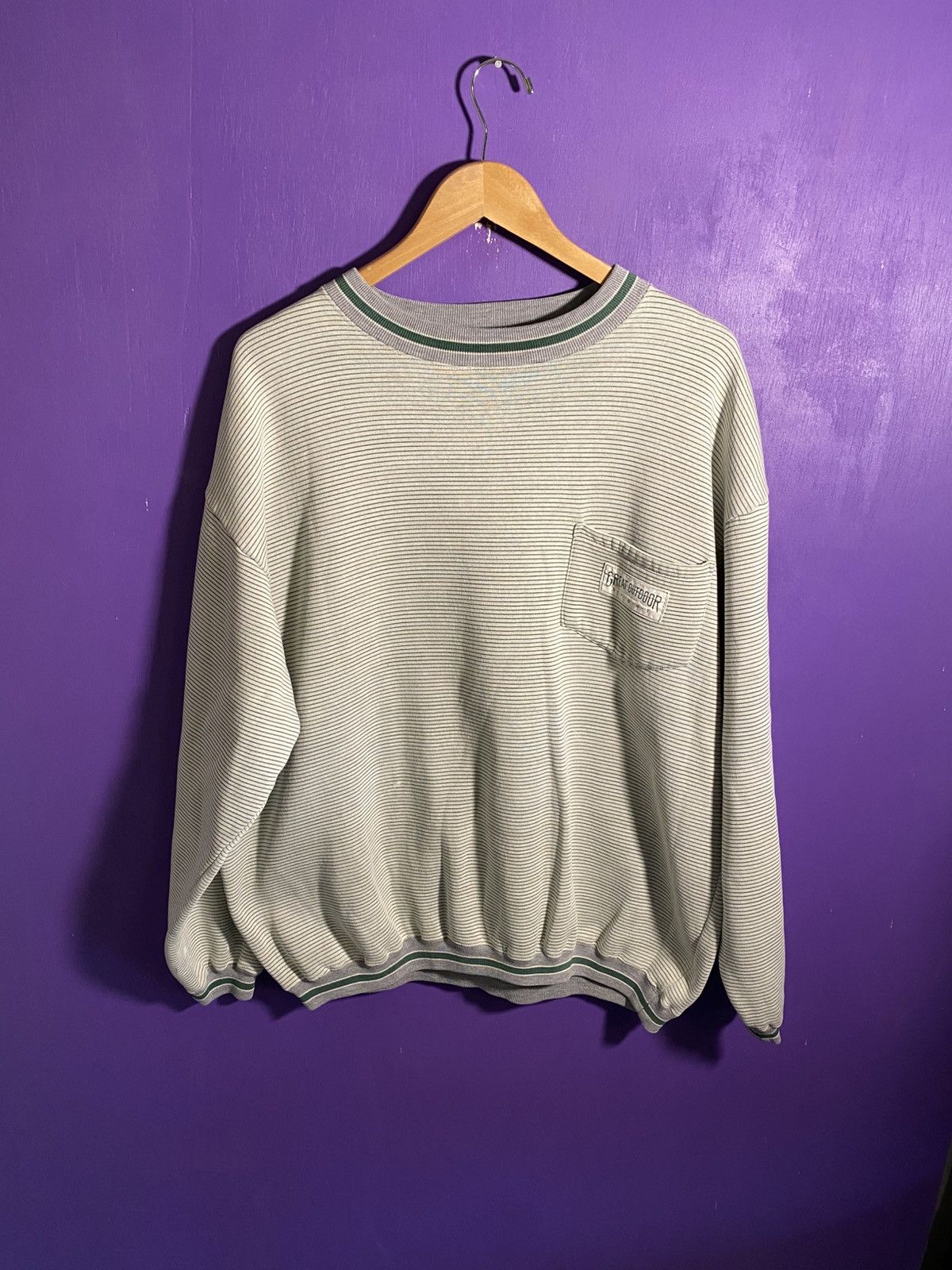 Gap Vintage 90s GAP outdoor sport pinstripe crewneck Size US XL / EU 56 / 4 - 1 Thumbnail