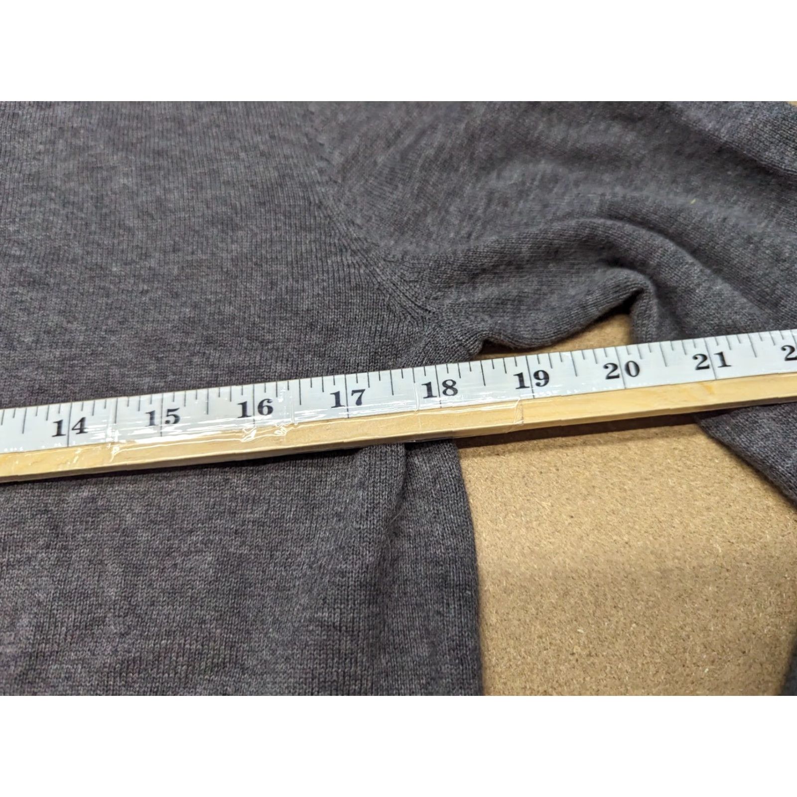 Vintage John Henric Mens Pullover Gray Small Elbow Patch Cotton Crewneck Knitted Size US S / EU 44-46 / 1 - 5 Thumbnail