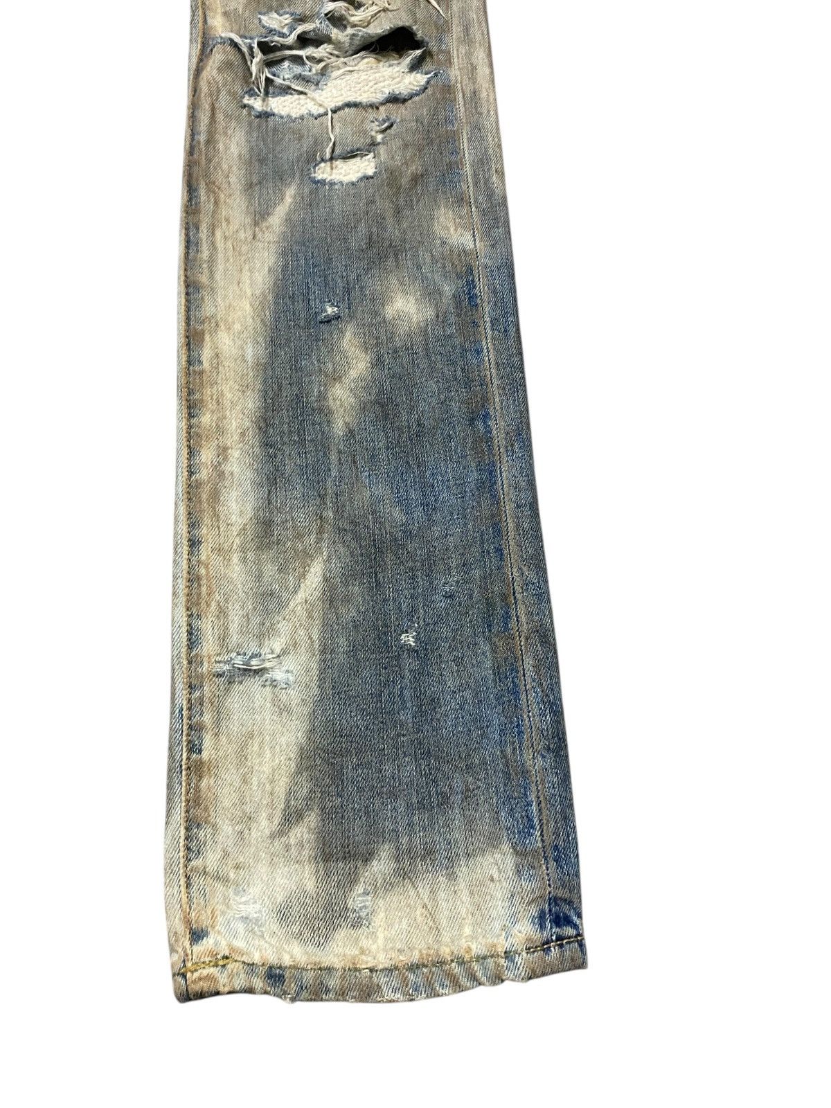 Polo Ralph Lauren Vintage Polo Ralph Lauren Homeless Distressed Jeans 2000s Size US 30 / EU 46 - 6 Thumbnail