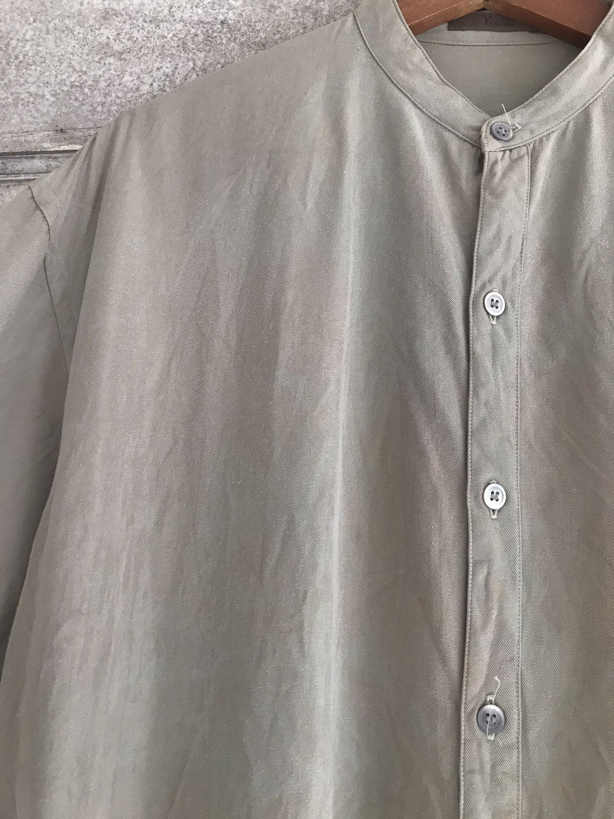 Yohji Yamamoto Rusty Y’s for men mandarin colar pullover button shirt Size US M / EU 48-50 / 2 - 10 Thumbnail