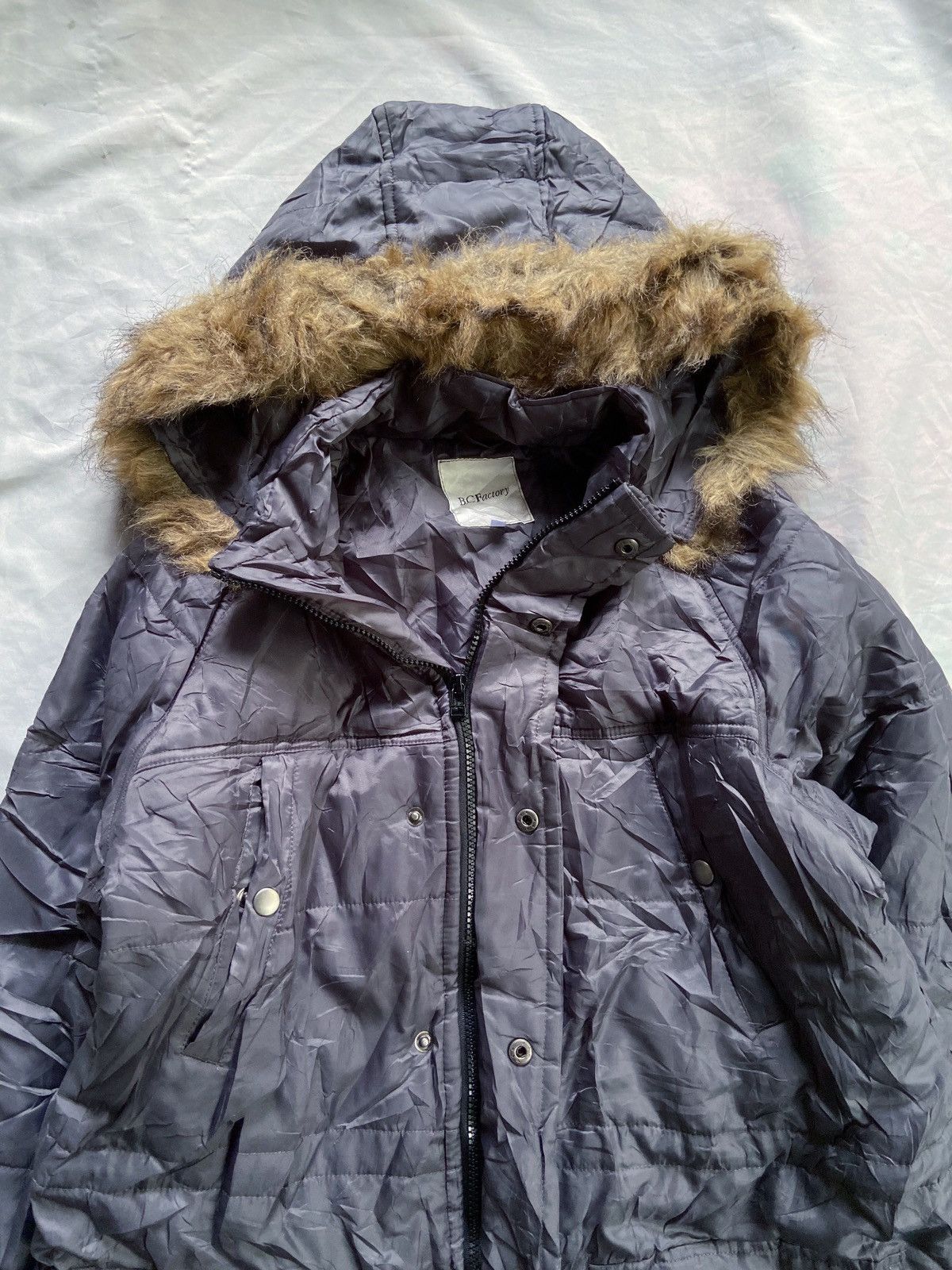 If Six Was Nine JAPANESE B.C FACTORY COAT FUR JACKET Size US L / EU 52-54 / 3 - 4 Thumbnail