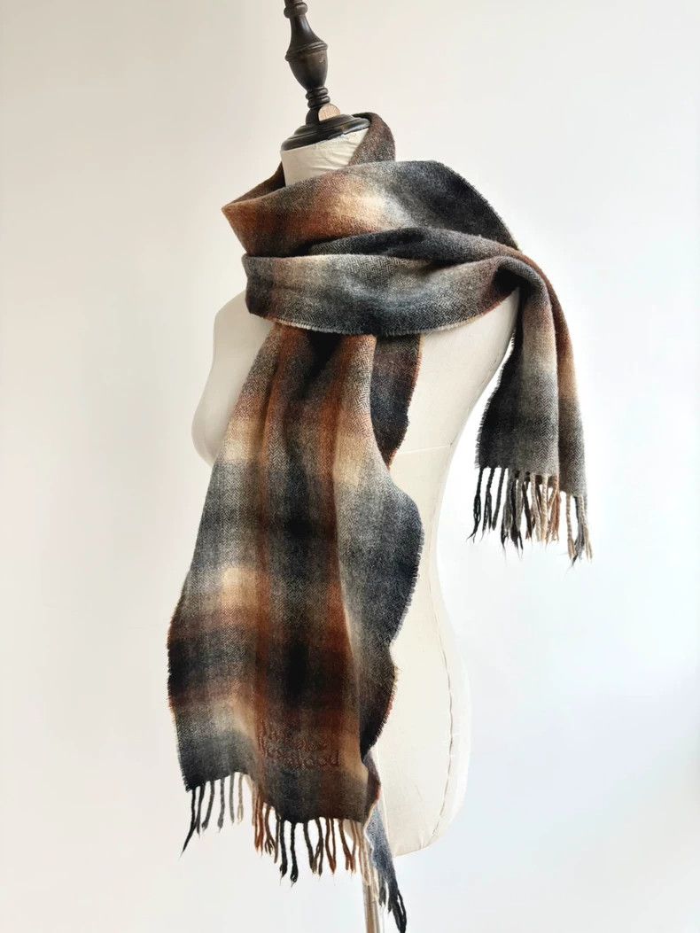 Vivienne Westwood Vivienne Westwood Striped sunset embroidered scarf Size ONE SIZE - 2 Thumbnail
