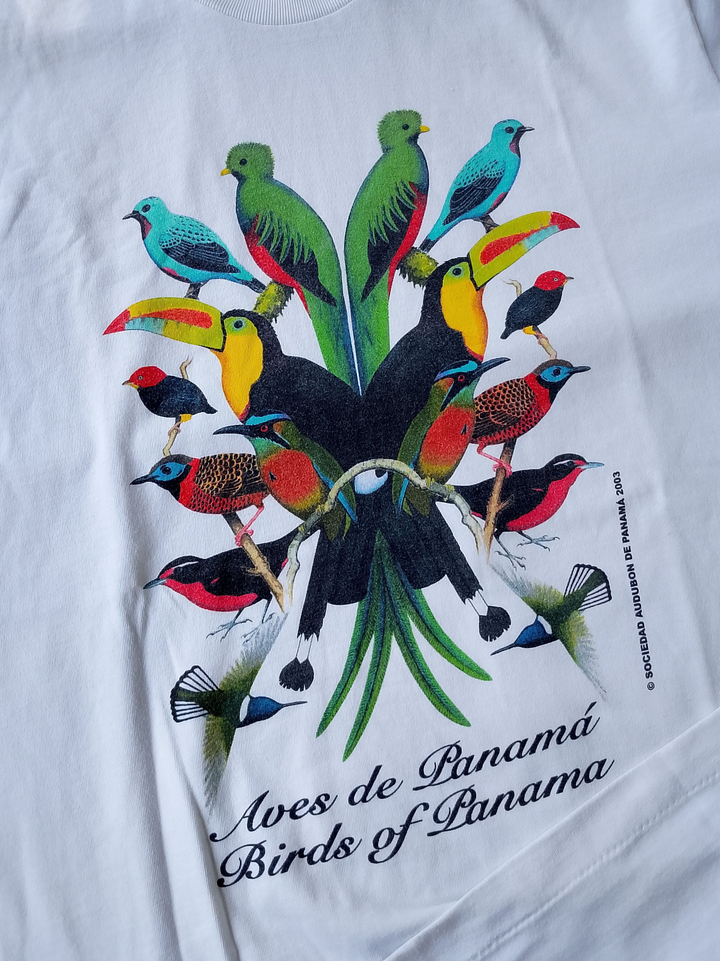 Other Vintage 90s Style Birds of Panama Naturecore Single StitchTs Size US M / EU 48-50 / 2 - 4 Thumbnail