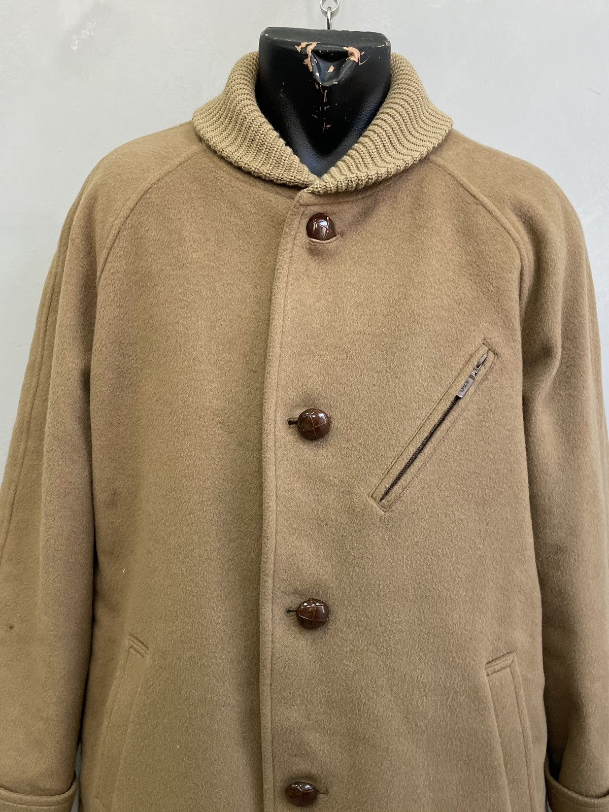 McGregor Vintage McGregor Long classic england Wool Coat 90s Italy Size US L / EU 52-54 / 3 - 2 Thumbnail