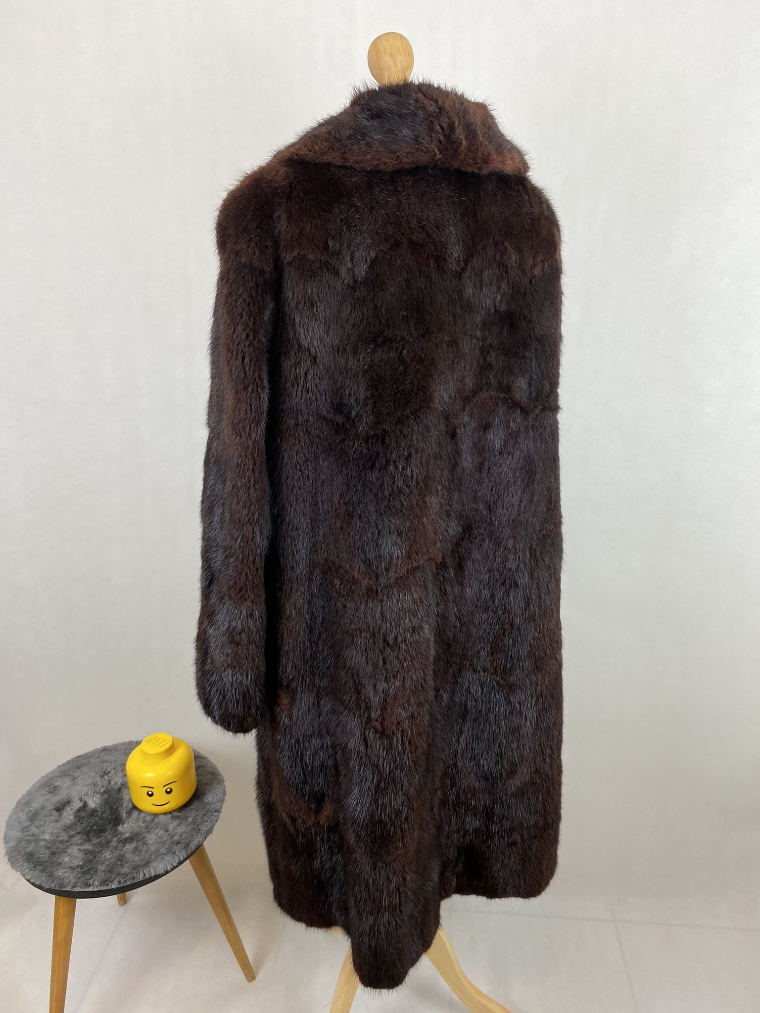 Vintage real fur coat heavy natural beautiful archive style heavy Size L / US 10 / IT 46 - 9 Thumbnail