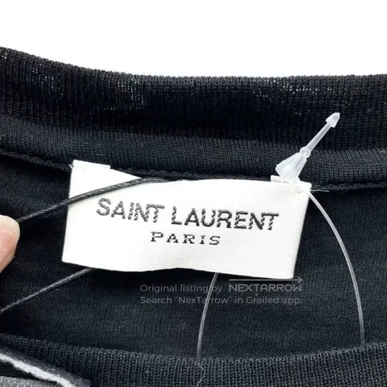 Saint Laurent Paris Saint Laurent Paris Blood tooth short-sleeved shirt Size US L / EU 52-54 / 3 - 3 Thumbnail