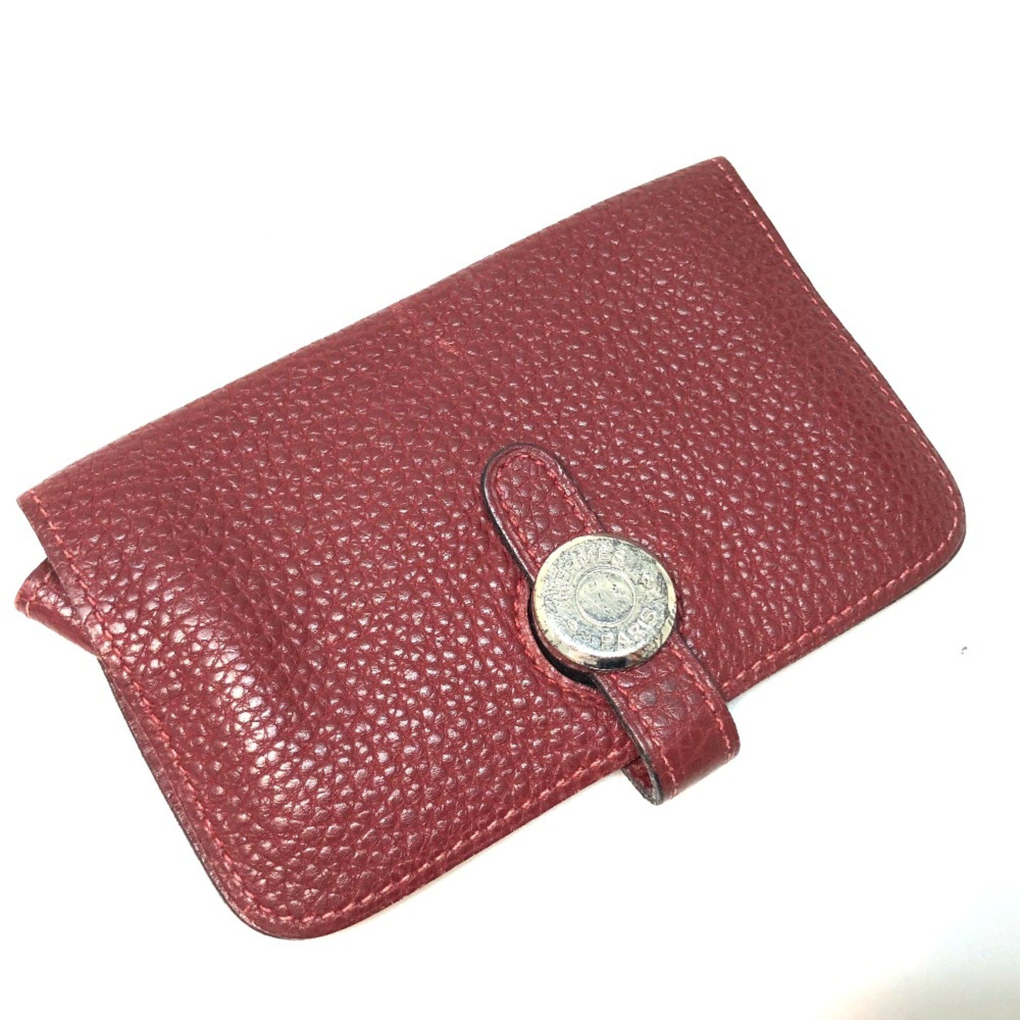 Hermes Hermes Coin Compartment coin purse Red Rouge Ash Size ONE SIZE - 1 Thumbnail