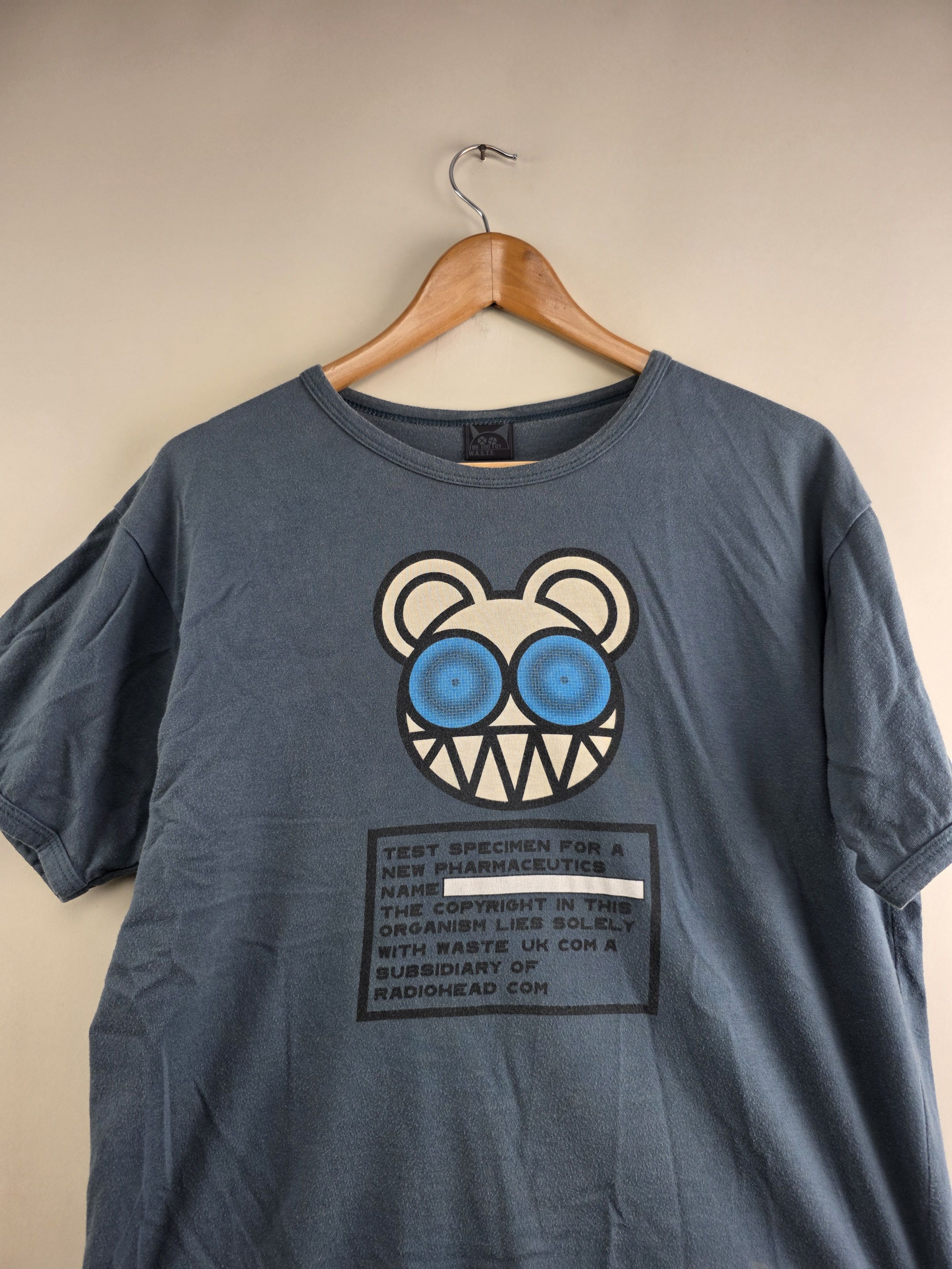 Band Tees × Vintage 2000 Radiohead Kid A M 20.5" 26.5" Size US L / EU 52-54 / 3 - 2 Thumbnail