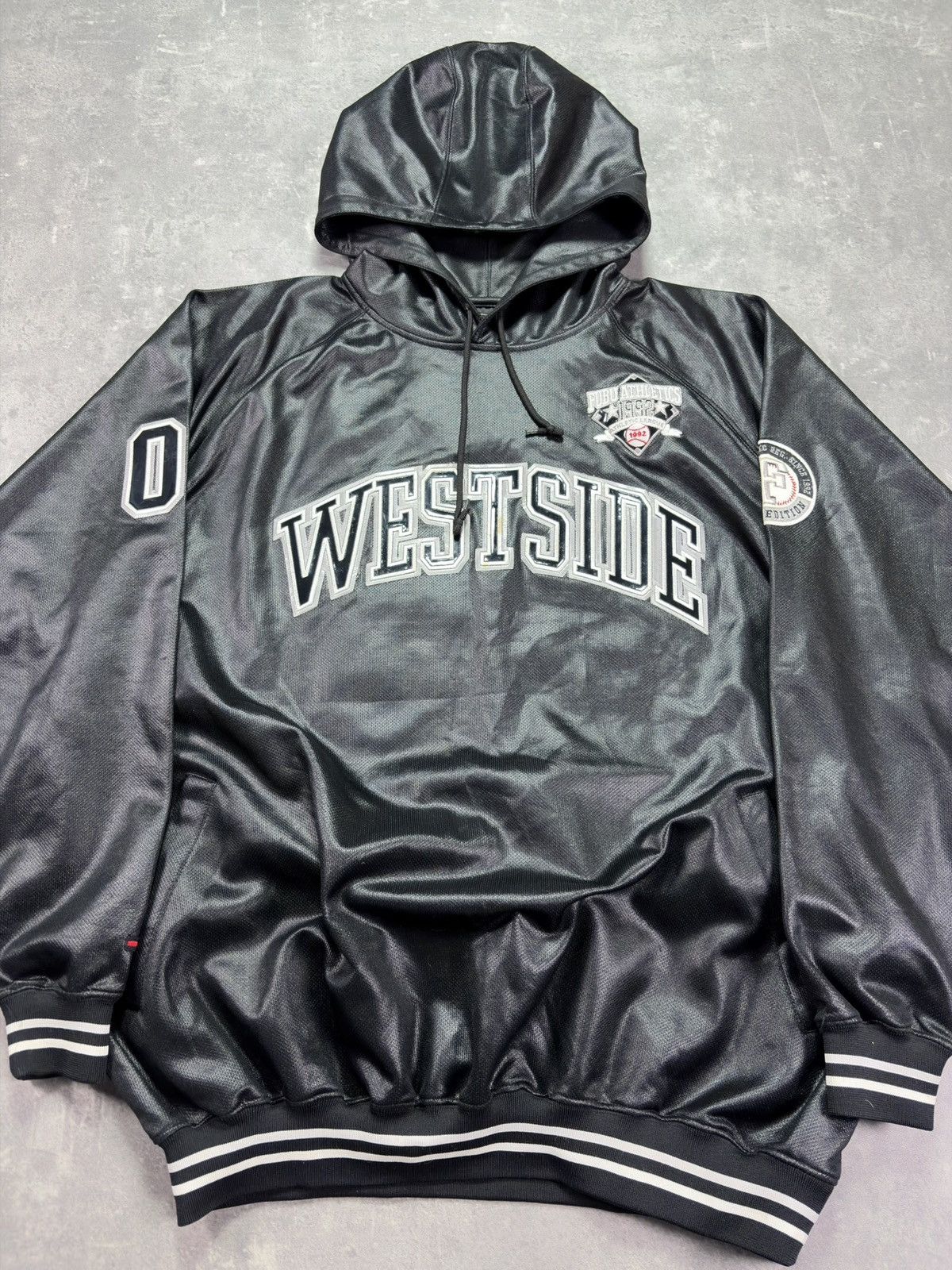 Fubu 90s/00s Fubu Westside Big Logo Baggy Hoodie XXL Rare Size US XL / EU 56 / 4 - 6 Thumbnail