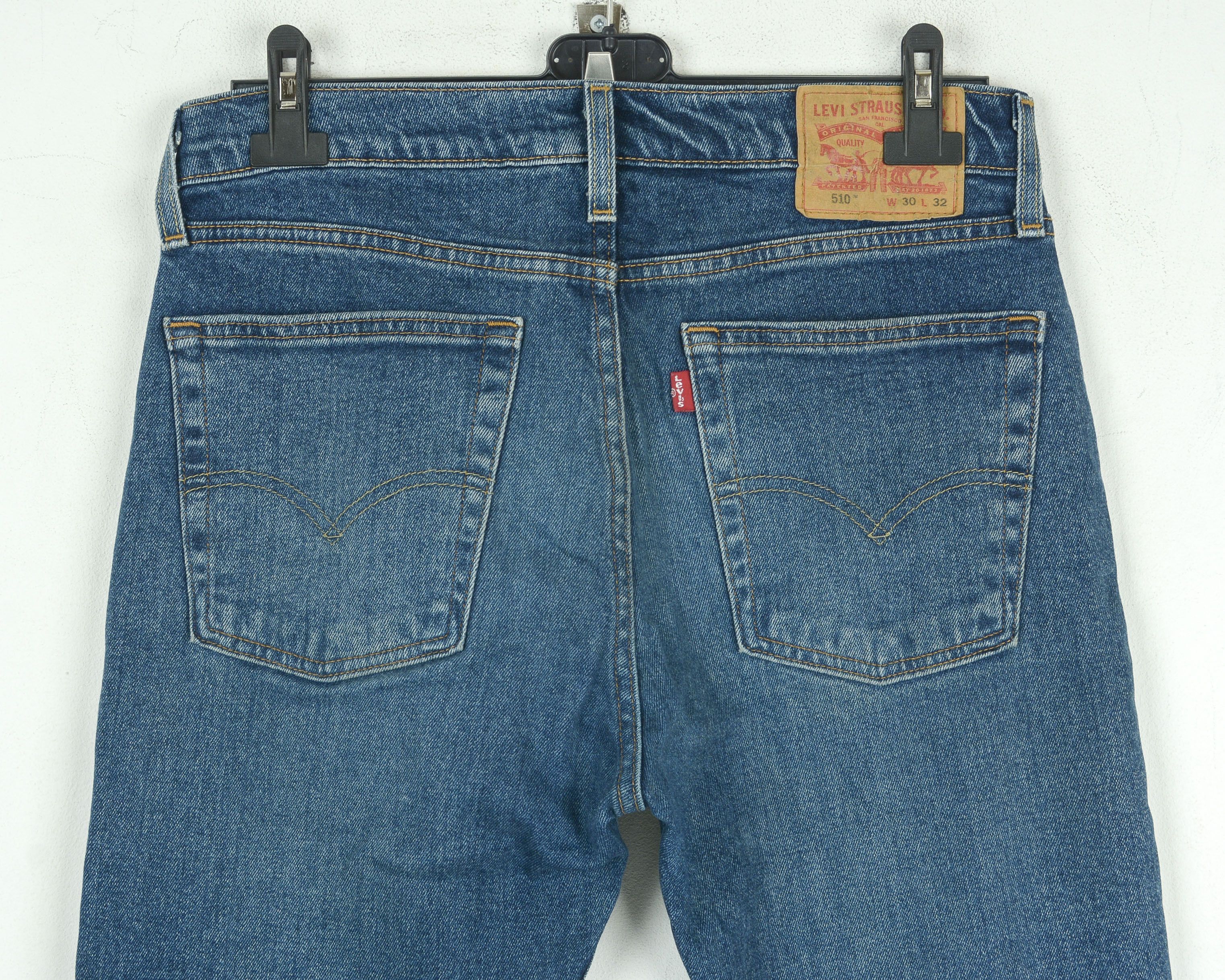 Levi's 510 Mens W30 L32 Slim Fit Skinny Jeans Denim Pants Trousers Size US 30 / EU 46 - 10 Thumbnail