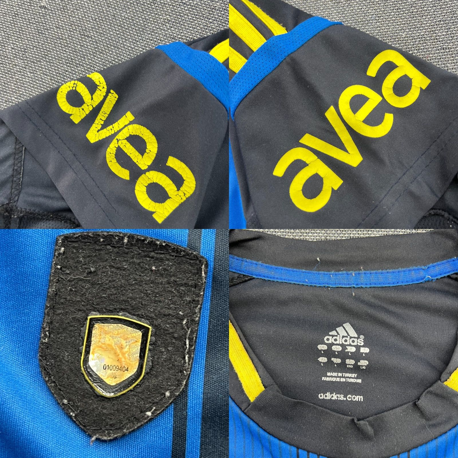 Adidas Fenerbahce SK 2012 2013 Third Football Jersey Mens L Adidas Short Sleeve Polyester Multicolor Baseball? Size US L / EU 52-54 / 3 - 8 Thumbnail