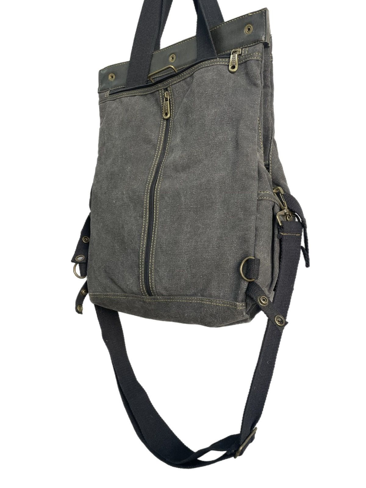Diesel Diesel style grey canvas shoulder bag utility army y2k hype Size ONE SIZE - 13 Thumbnail