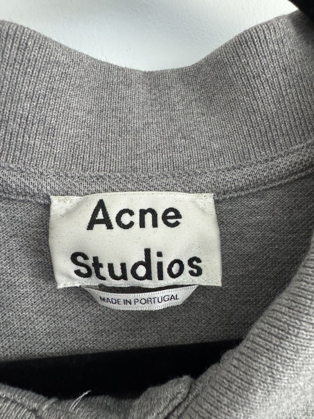 Acne Studios Falco Face Logo Polo Shirt Size US L / EU 52-54 / 3 - 2 Thumbnail