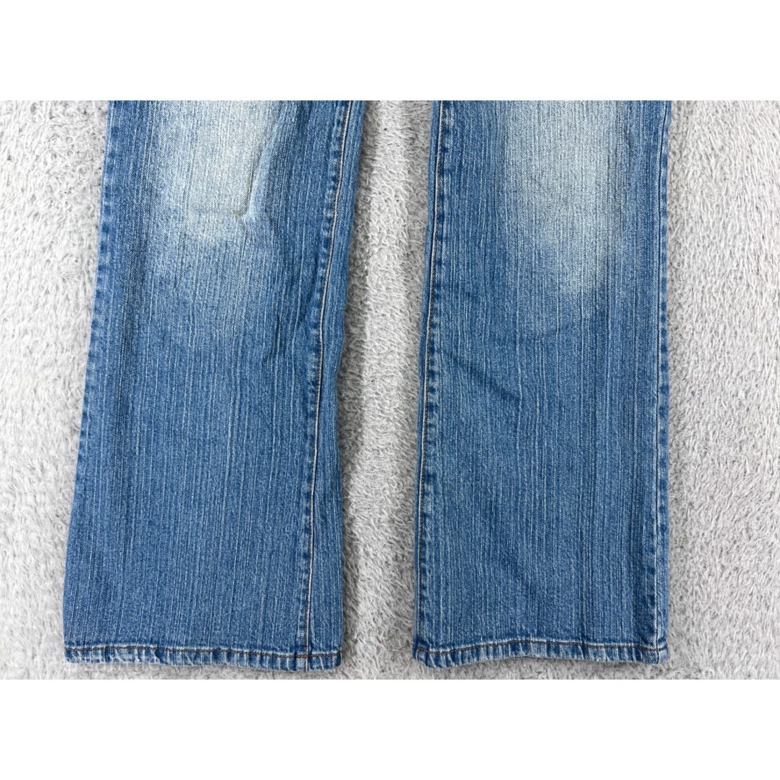 Jordache Jordache Jeans Womens 9 Blue Denim Low Rise Bootcut Stretch Cotton Blend Jeans Size 30" / US 8 / IT 44 - 5 Thumbnail