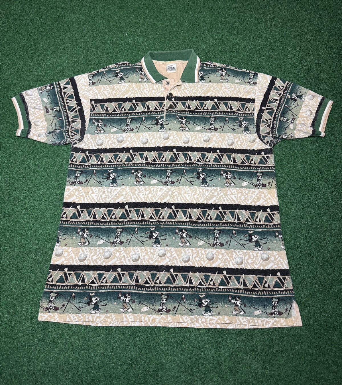 Disney Disney Golf Polo Vintage 90s Mickey XL/XXL 23x31 RARE Shirt Size US XL / EU 56 / 4 - 1 Thumbnail