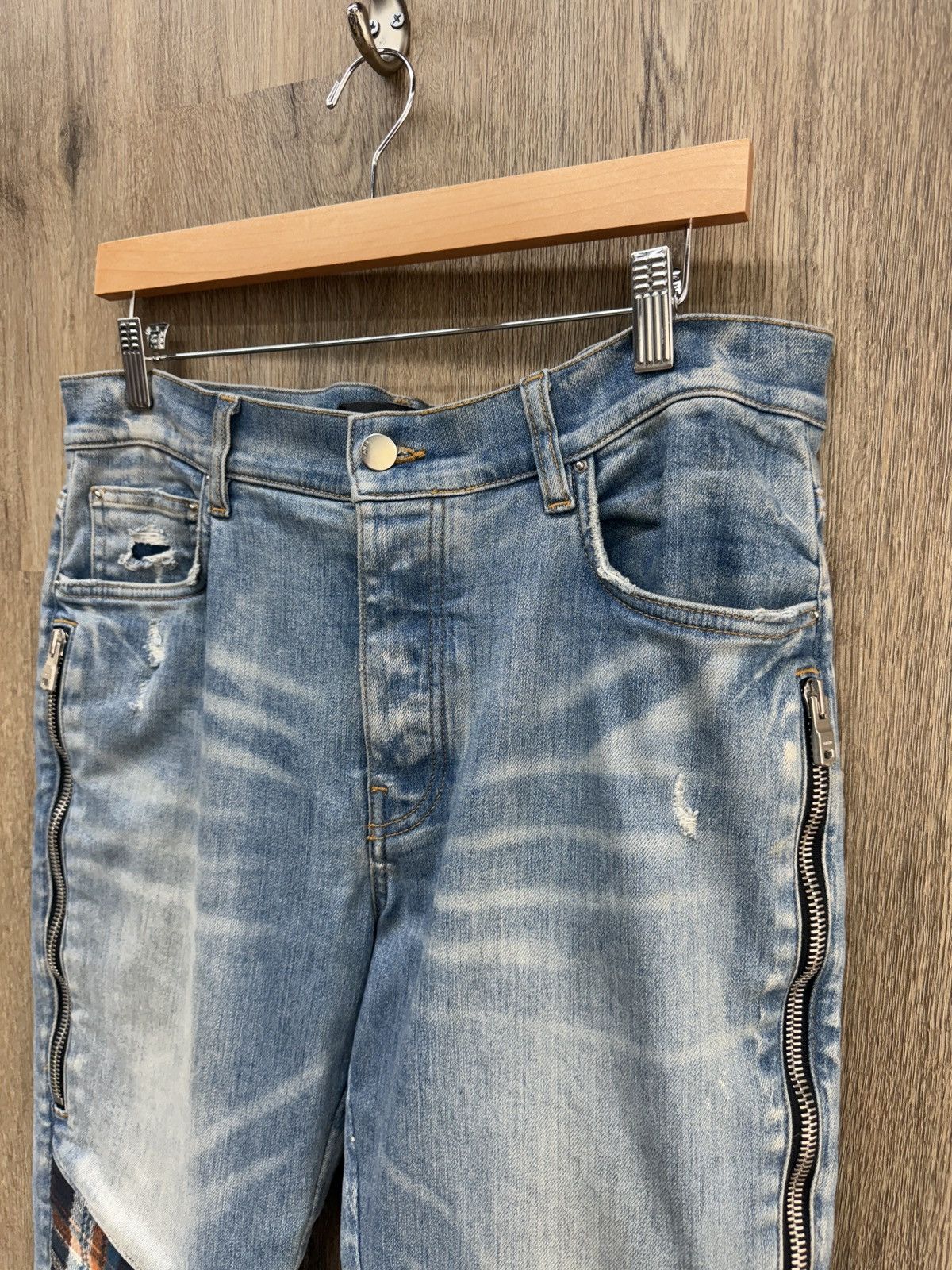 Amiri Amiri MX2 Plaid Jeans Size US 33 - 5 Thumbnail