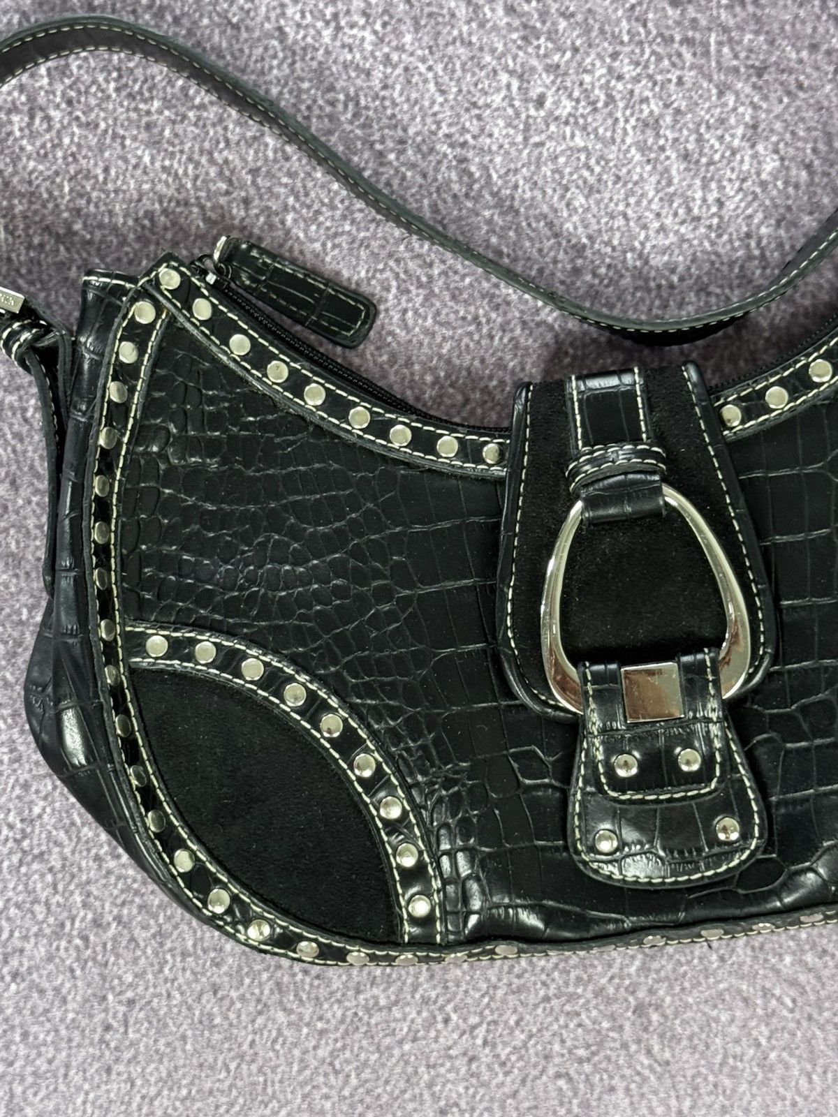 Japanese Brand Vintage Leather Studded Y2K Glamour Bag Size ONE SIZE - 4 Thumbnail