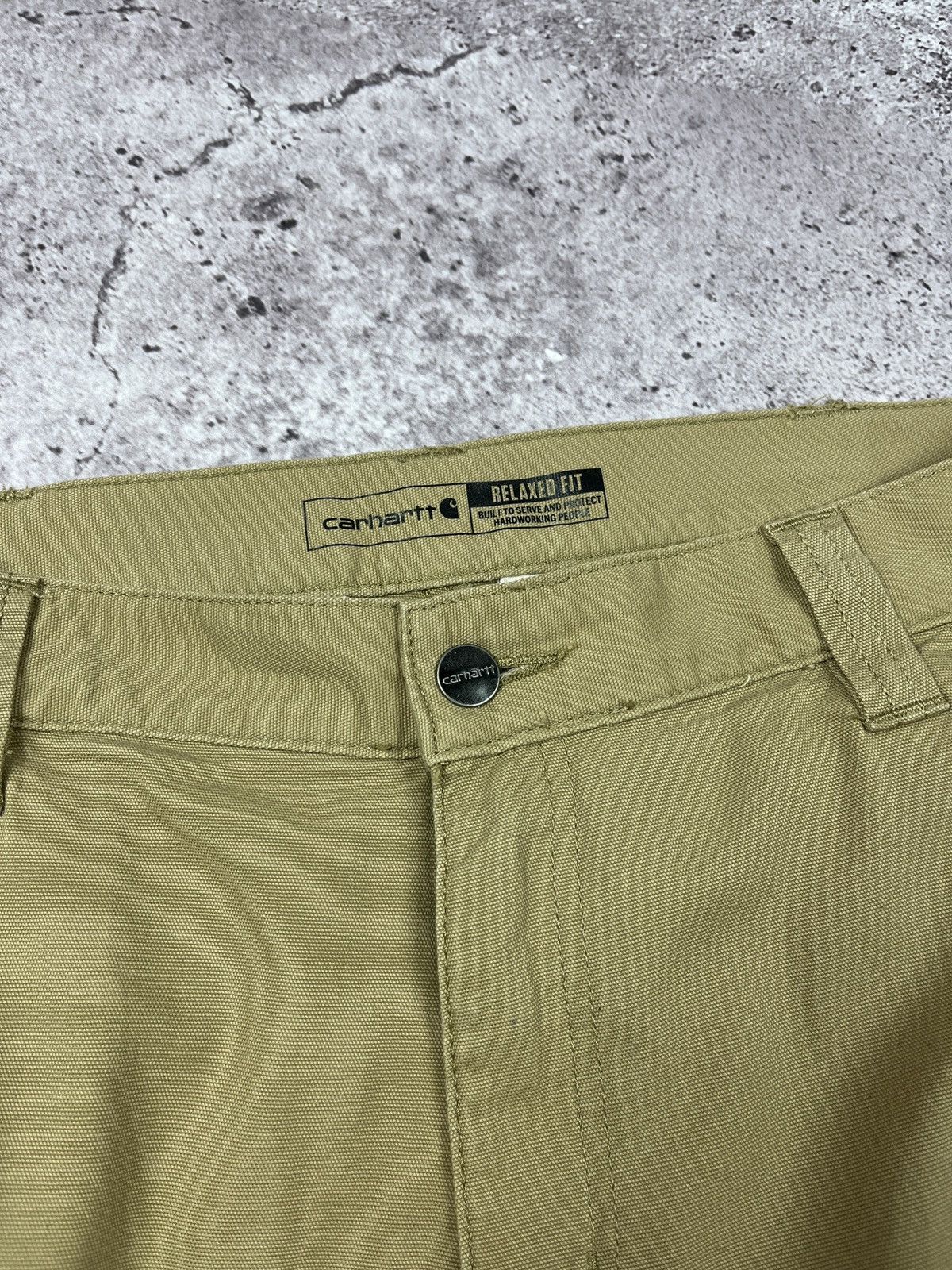 Carhartt Carhartt Canvas Cargo Work Pants Size US 34 / EU 50 - 5 Thumbnail