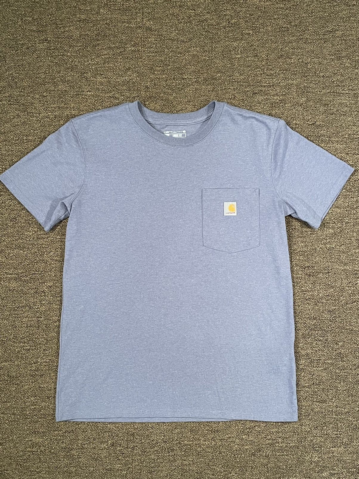 Carhartt Carhartt Loose Fit Pocket Tee Baby Blue Size US S / EU 44-46 / 1 - 1 Thumbnail