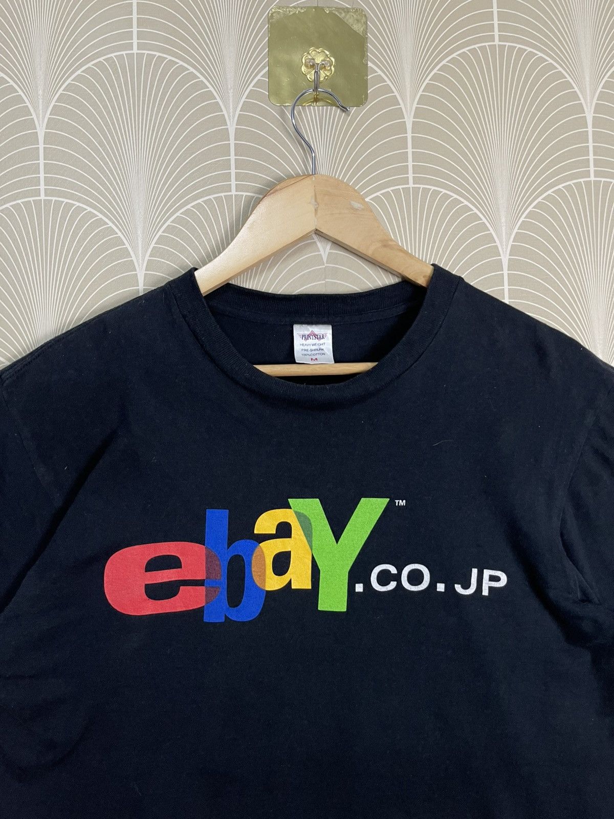 Japanese Brand × Vintage × eBay 🐐VINTAGE EBAY JAPAN T SHIRT BIG LOGO Size US M / EU 48-50 / 2 - 5 Thumbnail