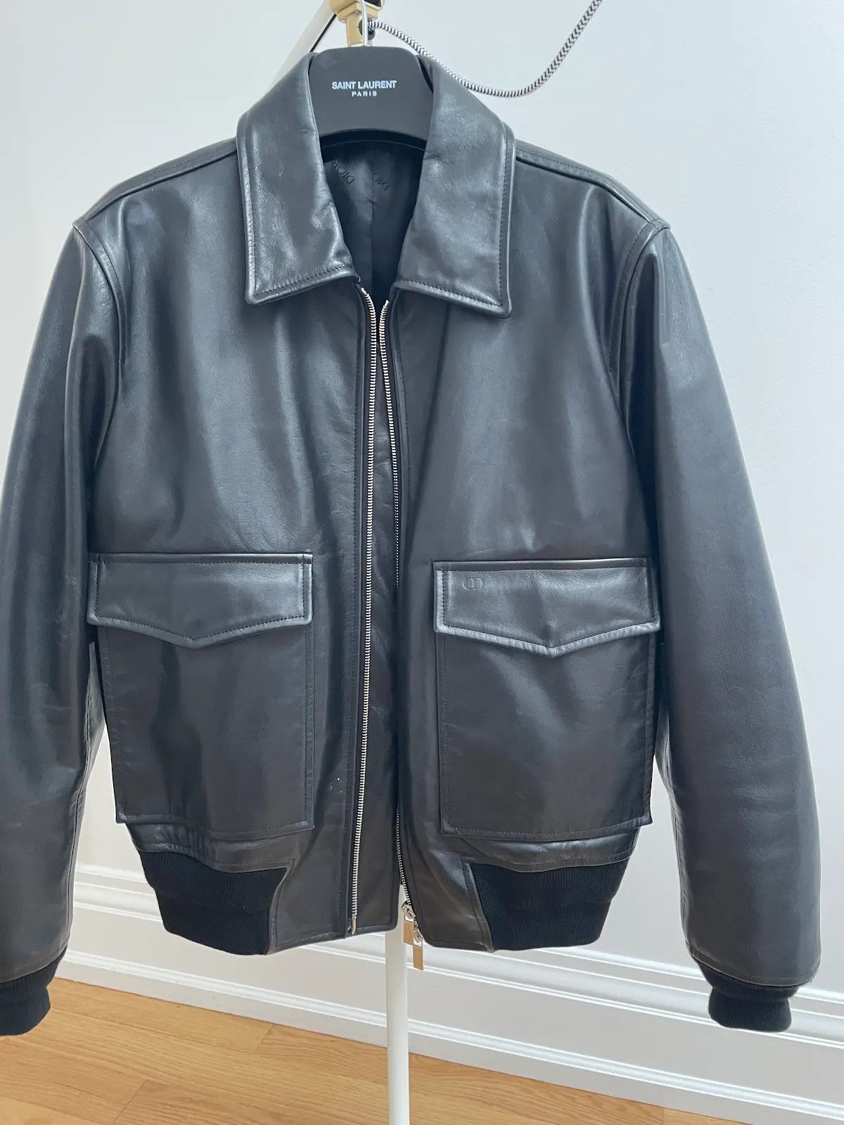 Dior A2 Leather Blouson Size US M / EU 48-50 / 2 - 2 Thumbnail