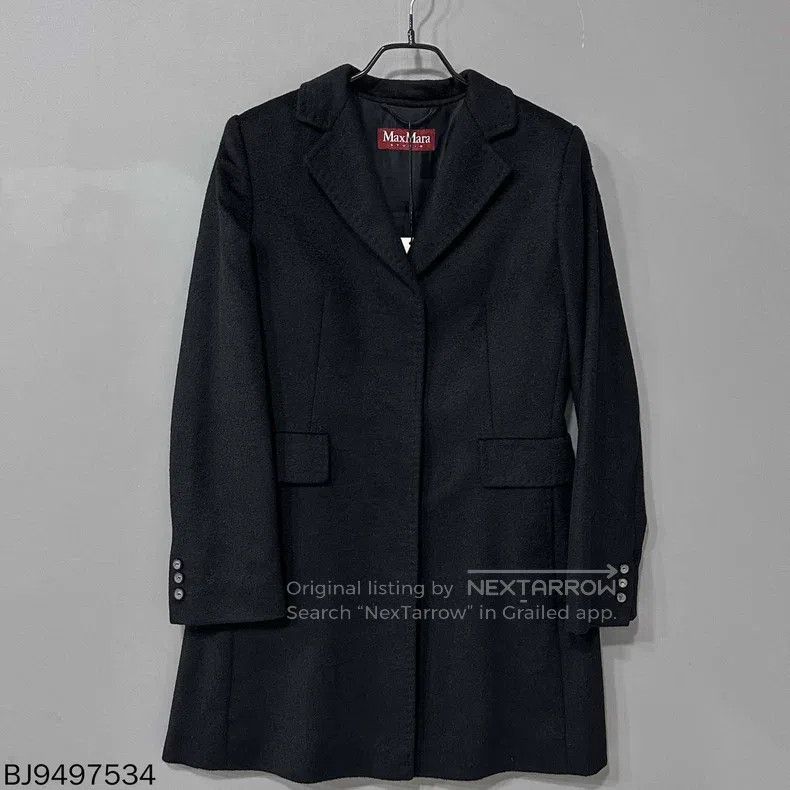 Max Mara Black Wool Coat