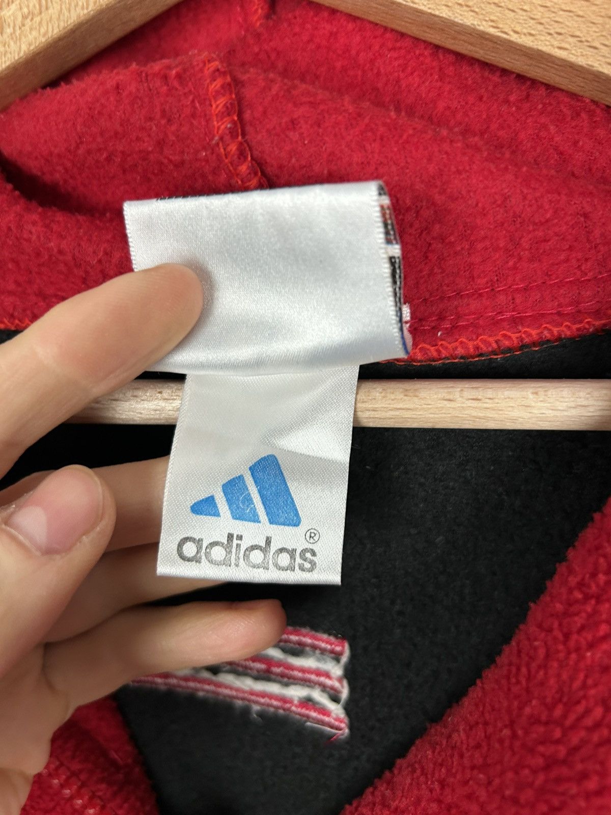 Adidas Vintage Adidas 90s Rap Fleece Hoodie Baggy Boxy Skate Size US XXL / EU 58 / 5 - 7 Thumbnail