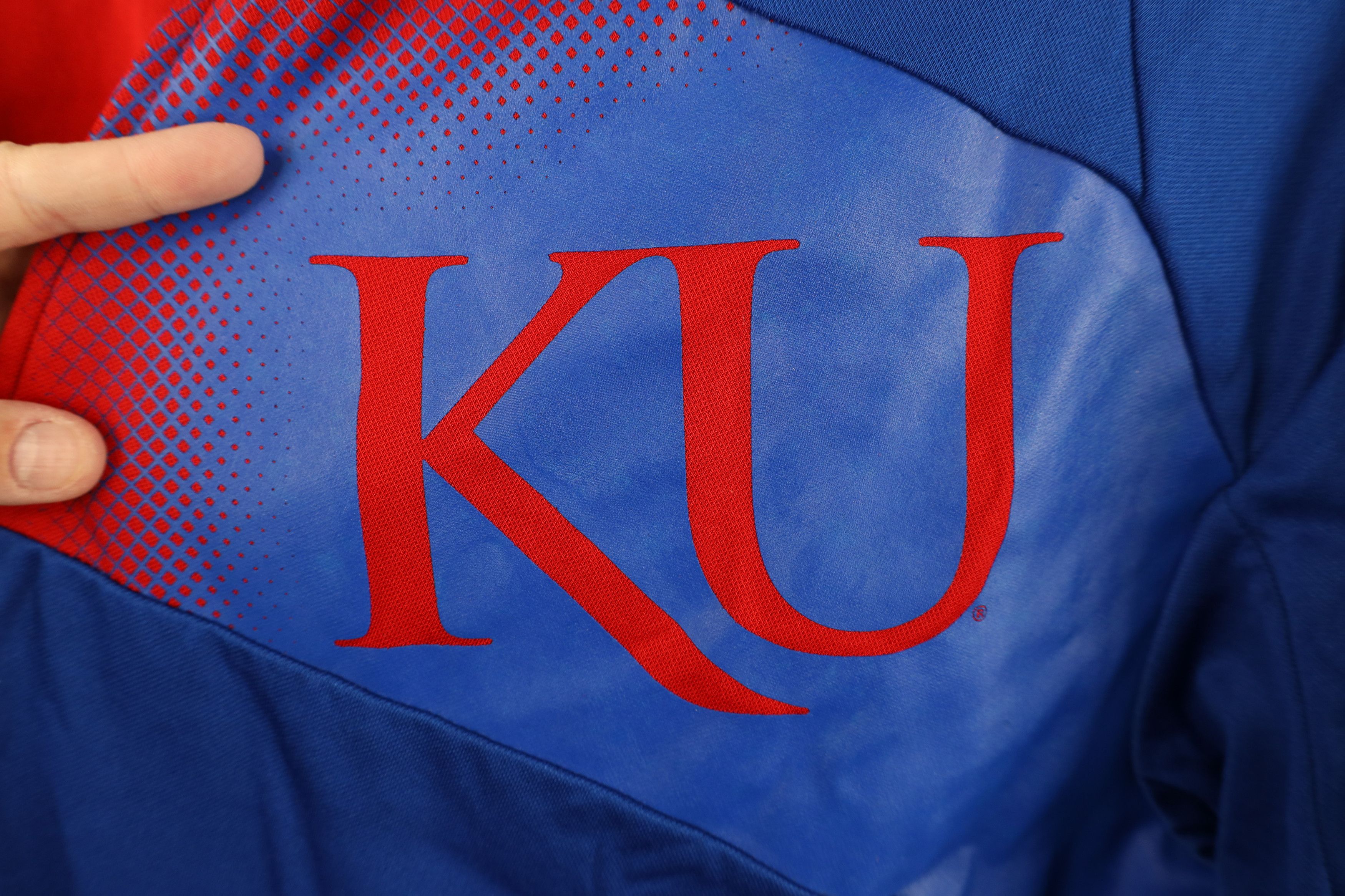 Adidas Adidas Kansas University Basketball Full Zip Jacket Blue Size US XL / EU 56 / 4 - 4 Thumbnail