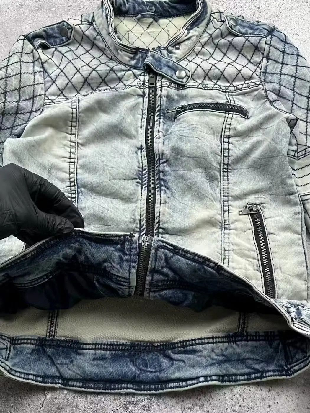 Vintage Vintage Faded Denim Jacket C553(V266) Size M / US 6-8 / IT 42-44 - 5 Thumbnail