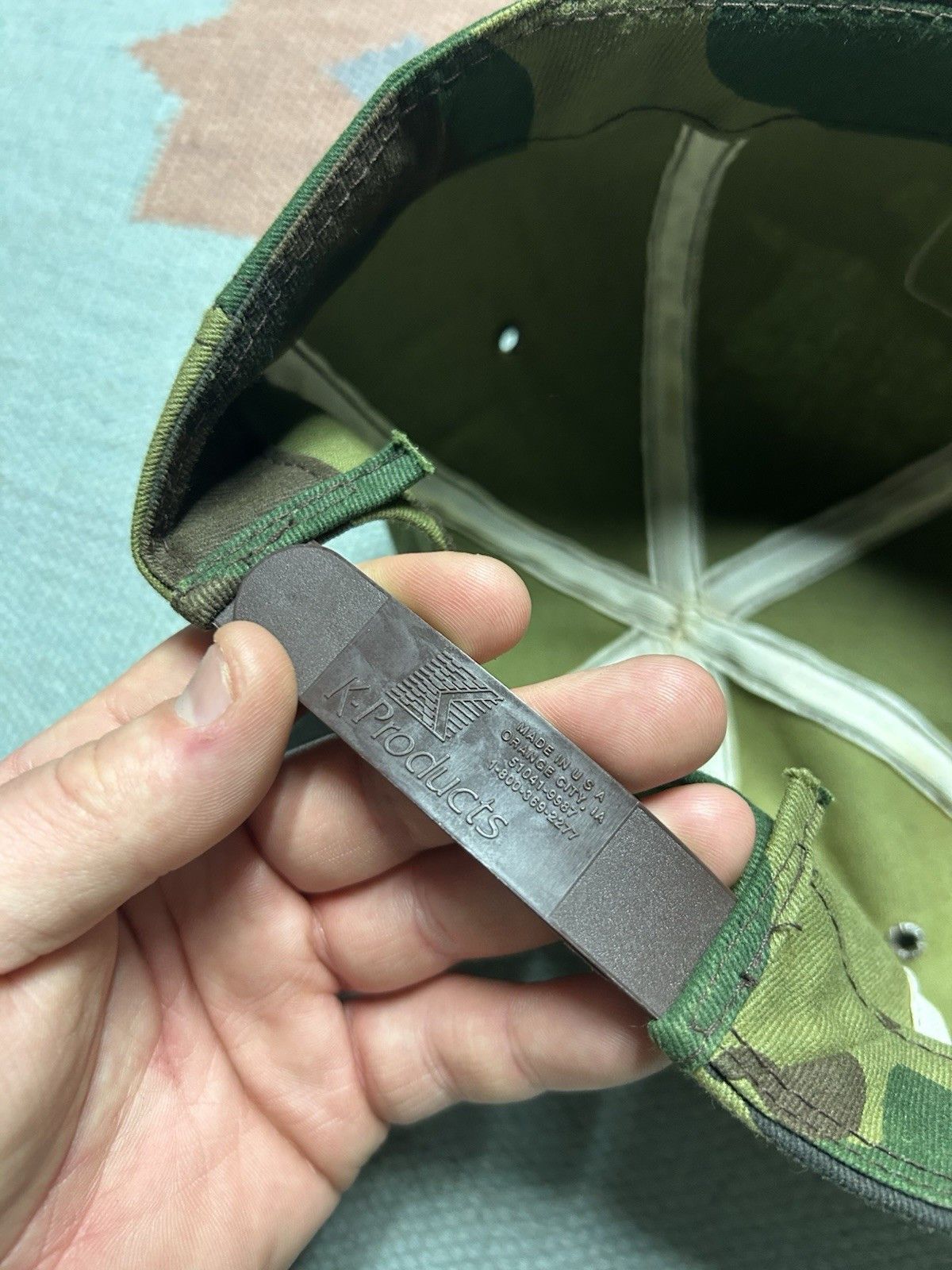 Vintage Vtg k products bran hat camo pursuit herbicide USA duck bird Size ONE SIZE - 7 Thumbnail