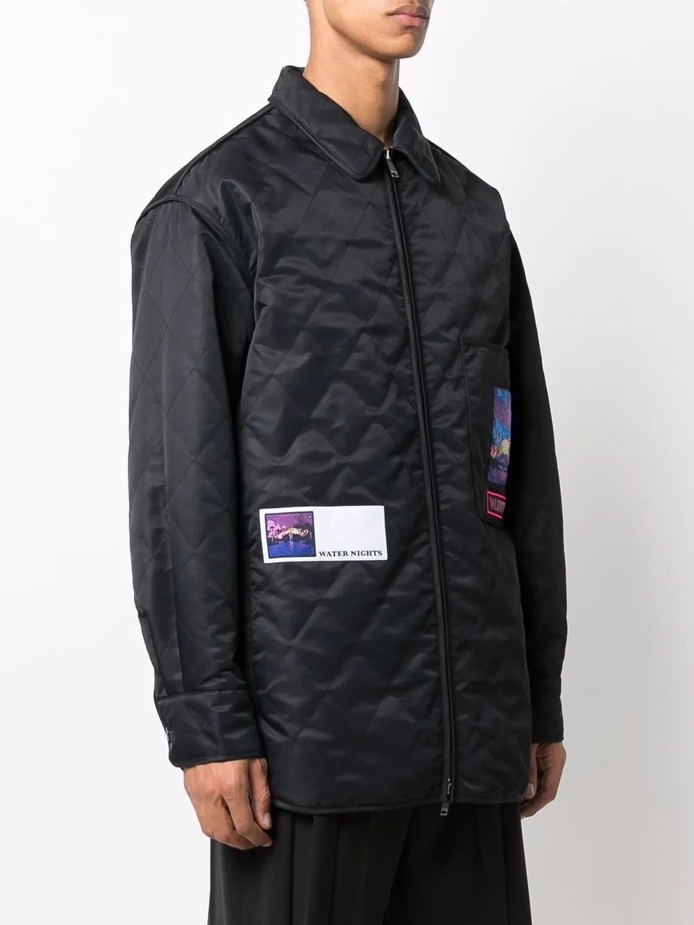Valentino o1y0525 Logo Jacket in Black Size US S / EU 44-46 / 1 - 3 Thumbnail