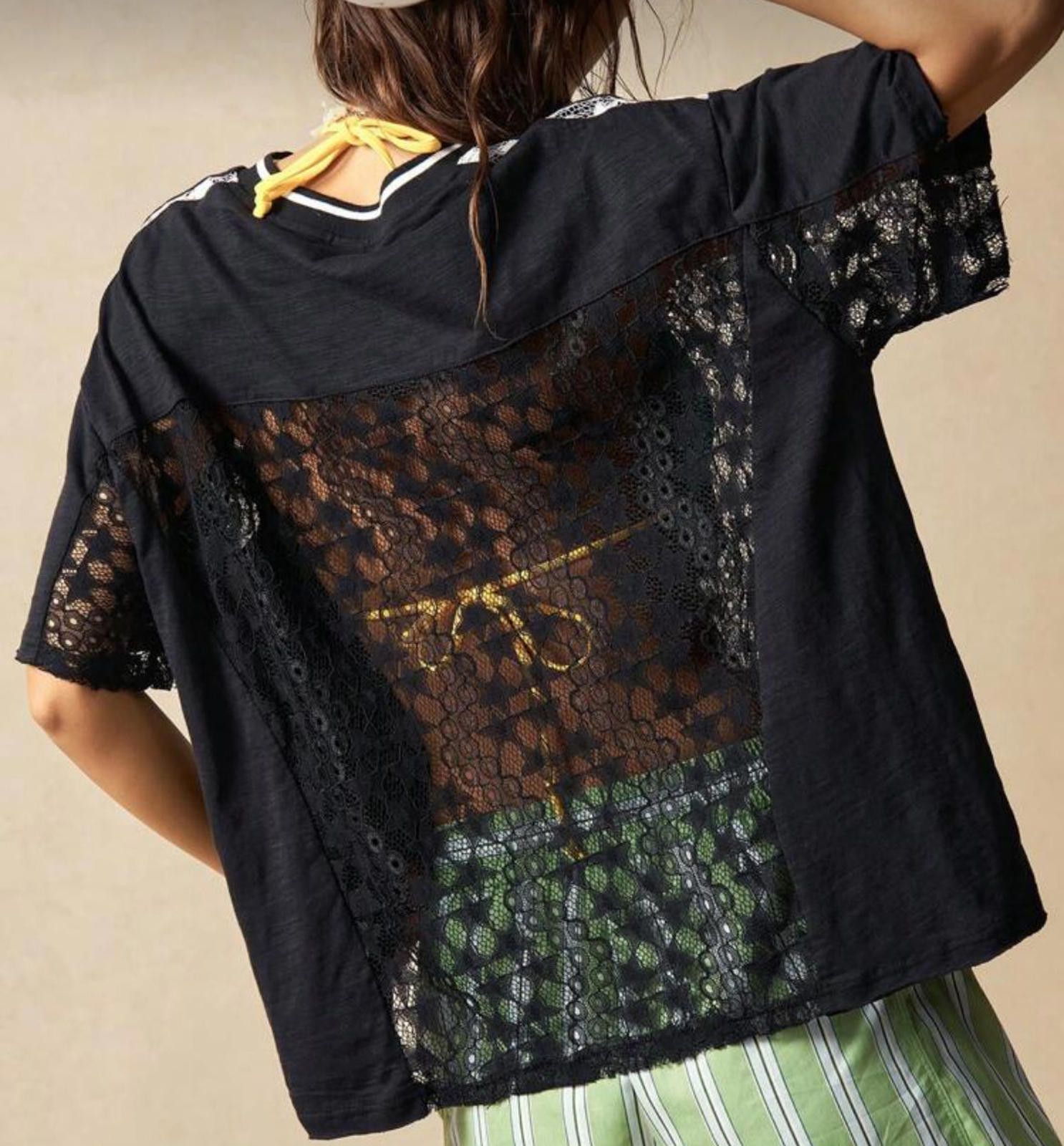 Other Star Lace Mesh Black Jersey Number 89 New York Size L / US 10 / IT 46 - 4 Thumbnail