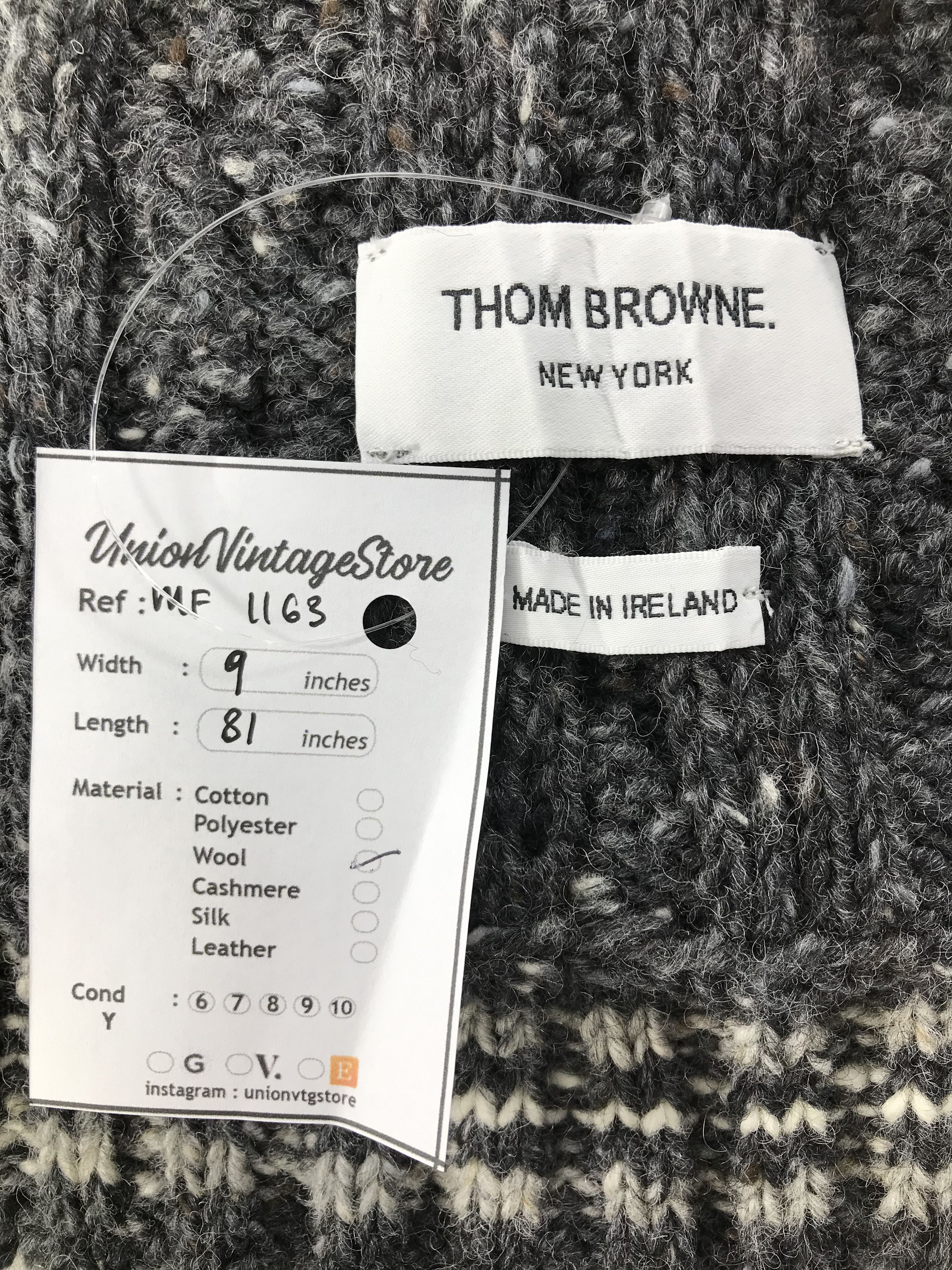 Thom Browne Vintage Thom Browne Scarf/Muffler/Neckwear MF1163 Size ONE SIZE - 5 Thumbnail