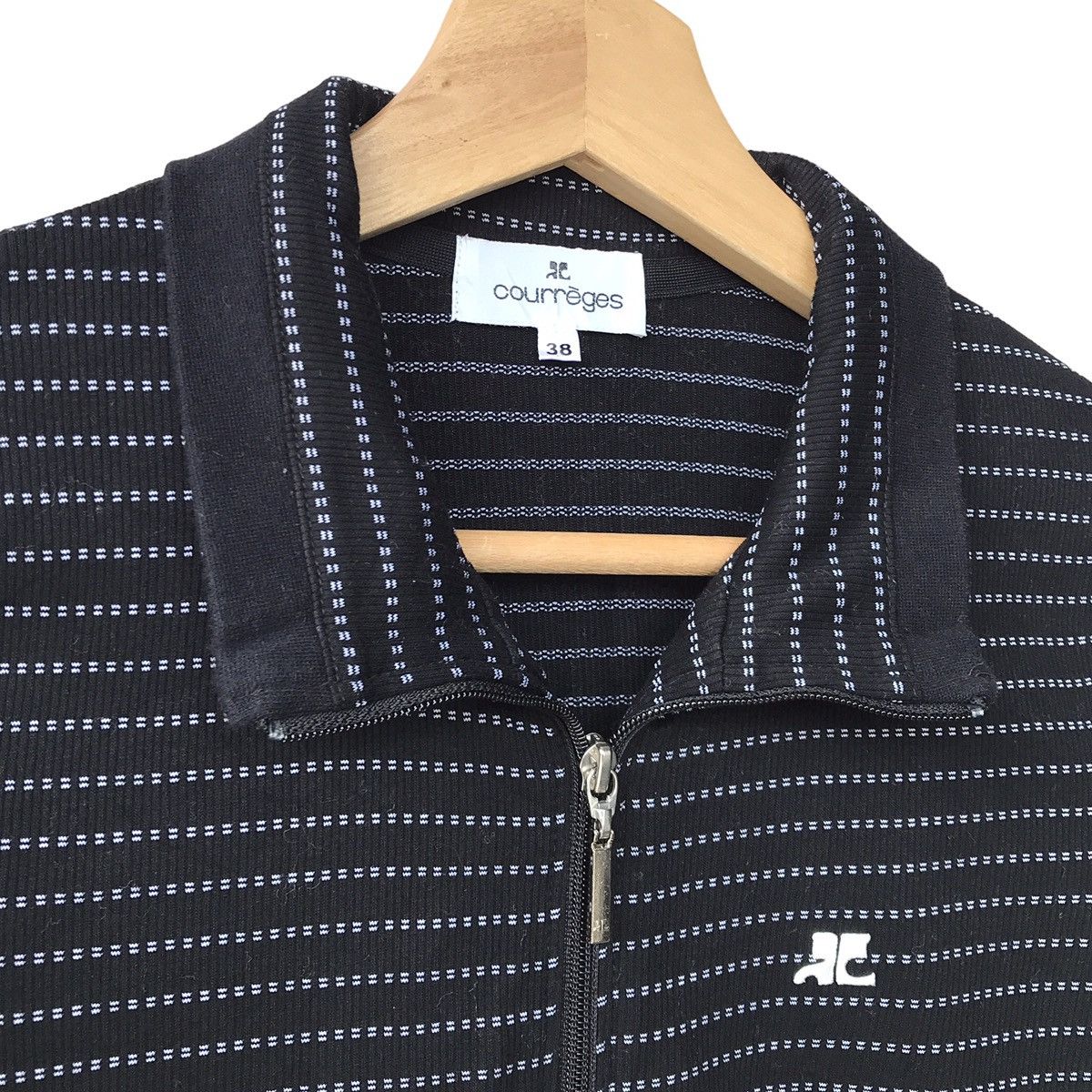 Courreges Courreges Paris Sport Futur WMN Athletic Zipup Sweater Size M / US 6-8 / IT 42-44 - 4 Thumbnail