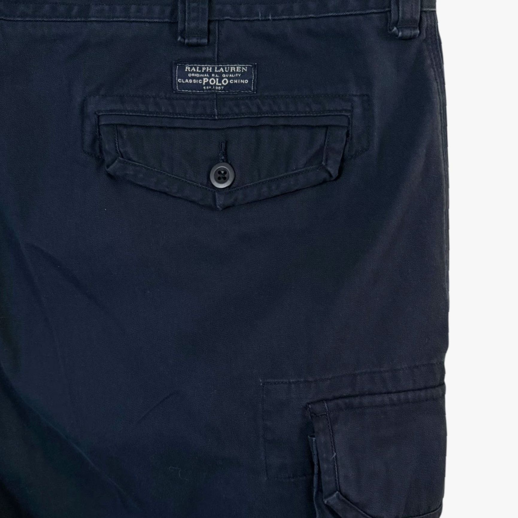 Polo Ralph Lauren Ralph Lauren Gellar Cargo Short Navy Blue 44B Men’s 100% Cotton Classic-Fit Cargo Pocket Built & Tall Navy Blue Mens? Size US 44 / EU 60 - 7 Thumbnail
