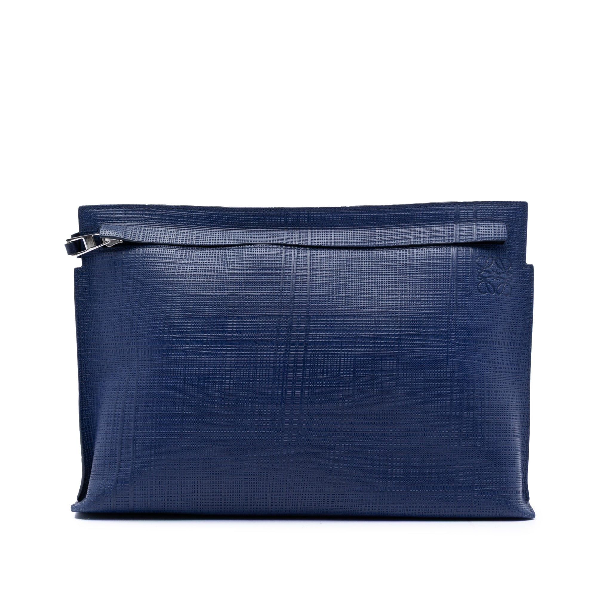 Loewe Leather Anagram T Clutch Size ONE SIZE - 1 Thumbnail