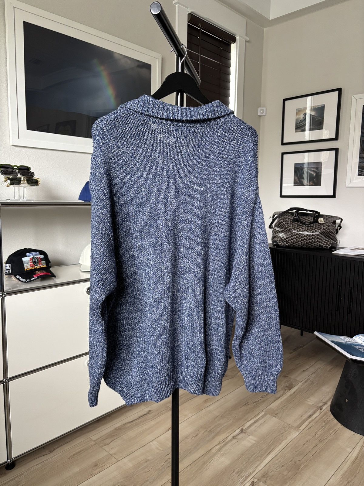 Bode BODE | MELANGE POLO KNITWEAR SWEATER ZIP Size US XXL / EU 58 / 5 - 8 Thumbnail