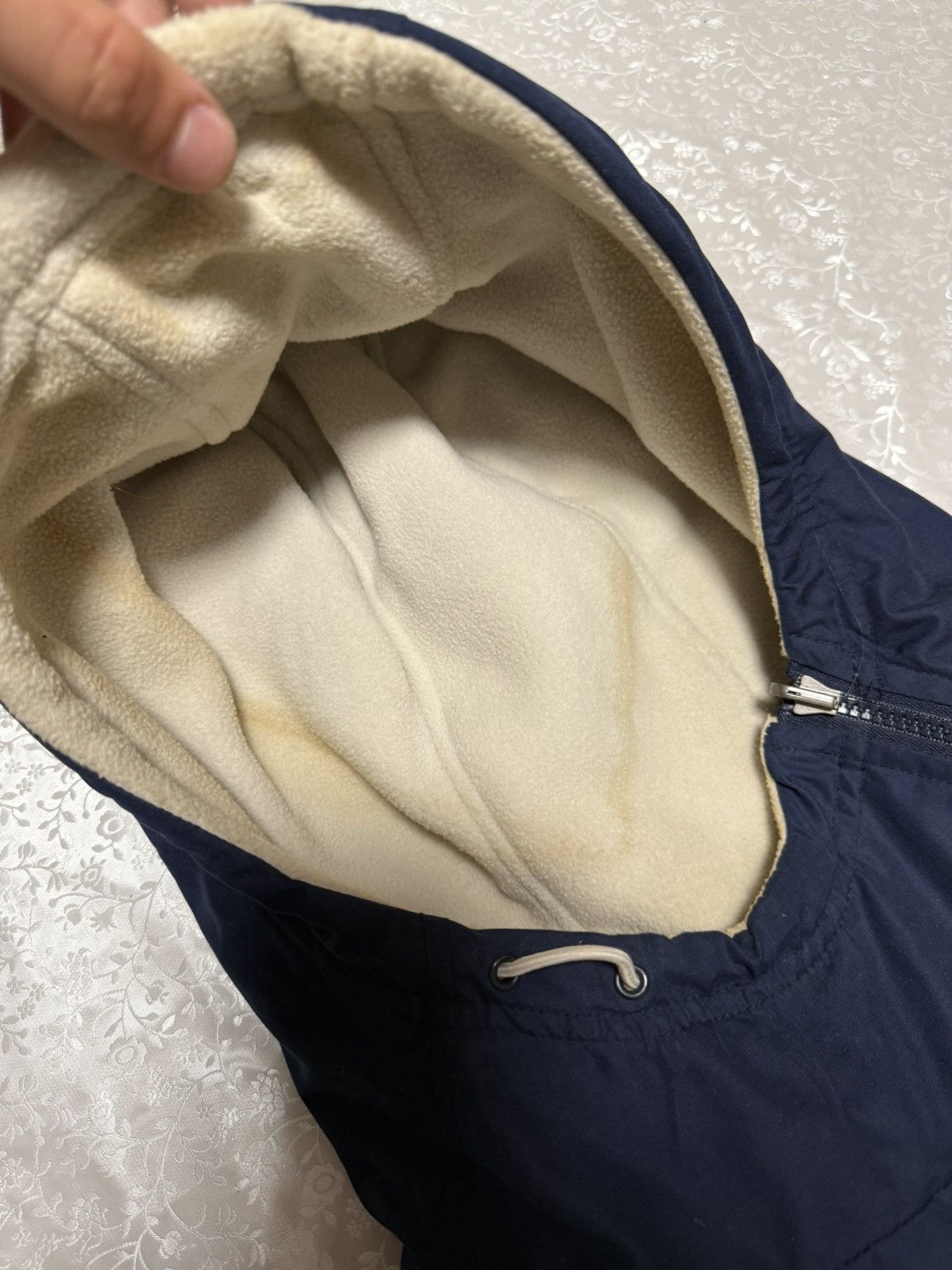 90s Nike Reversible Sidewinder Fleece Jacket Brown Blue