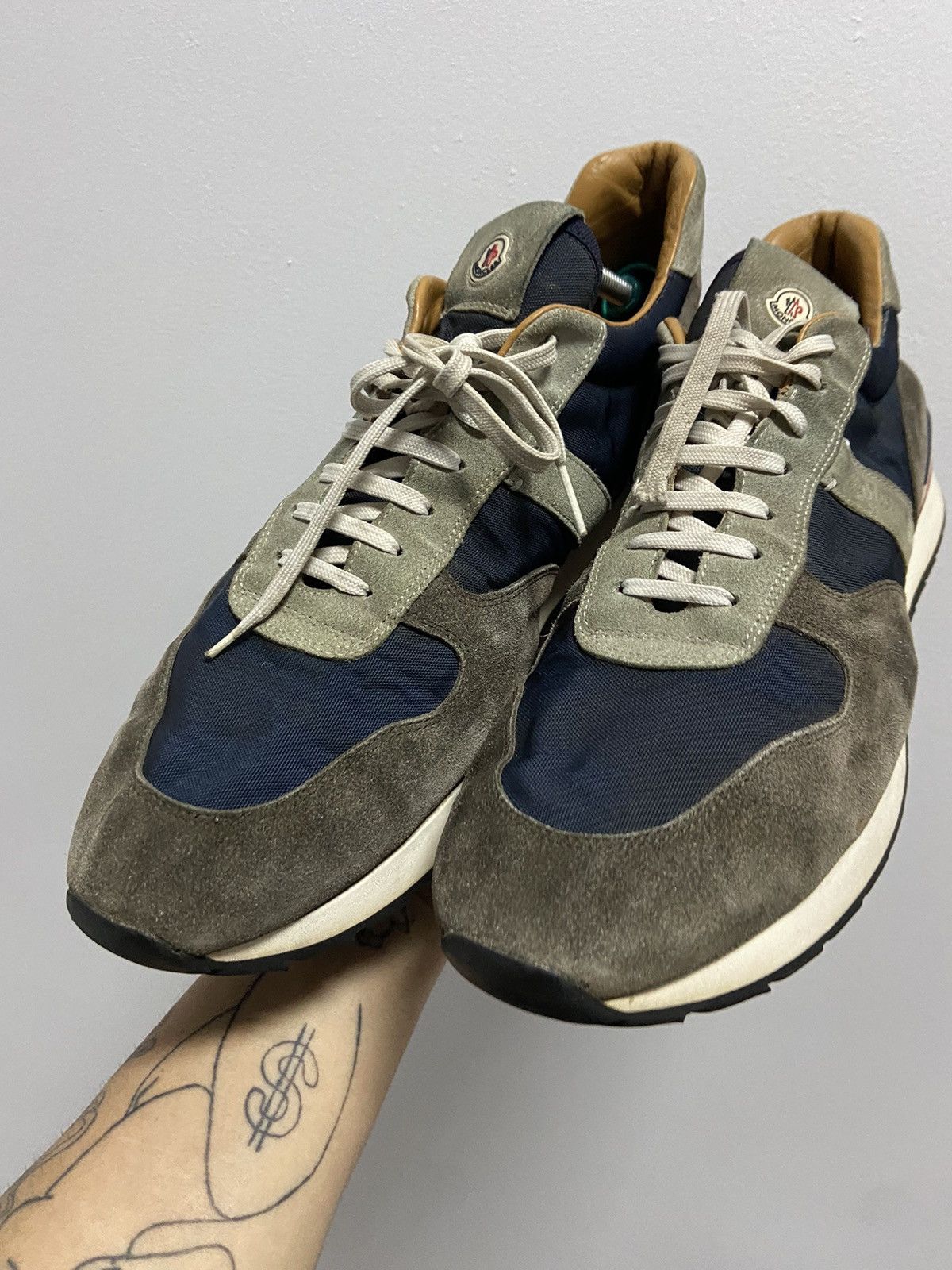 Moncler Moncler vintage sneakers logo luxury Size US 12.5 / EU 45-46 - 7 Thumbnail
