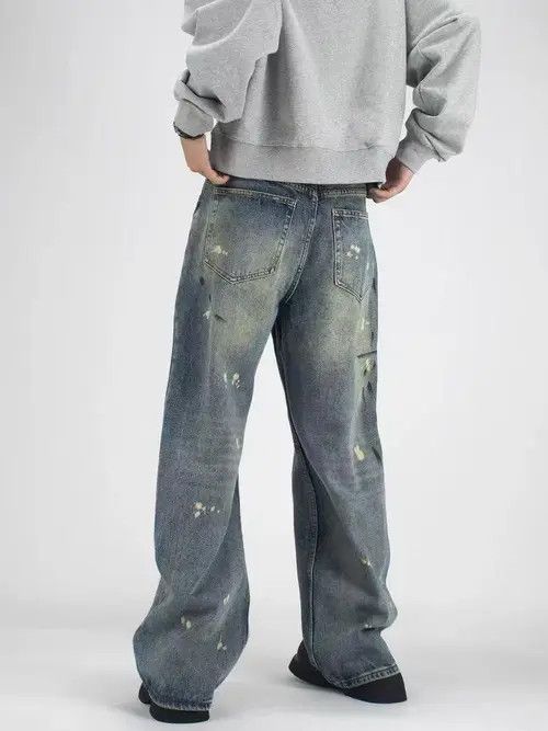 VIBE High-End Custom Loose Fit Japanese Denim Jeans Size US 32 / EU 48 - 5 Thumbnail