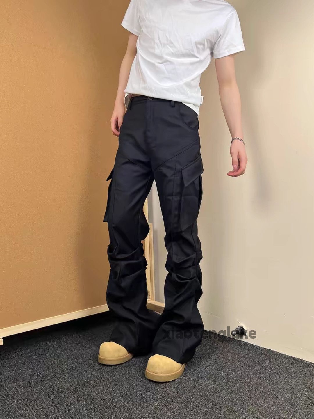 Designer × Japanese Brand × Vintage Utility military tactical flared yuppie pleated cargo pants Size US 28 / EU 44 - 3 Thumbnail