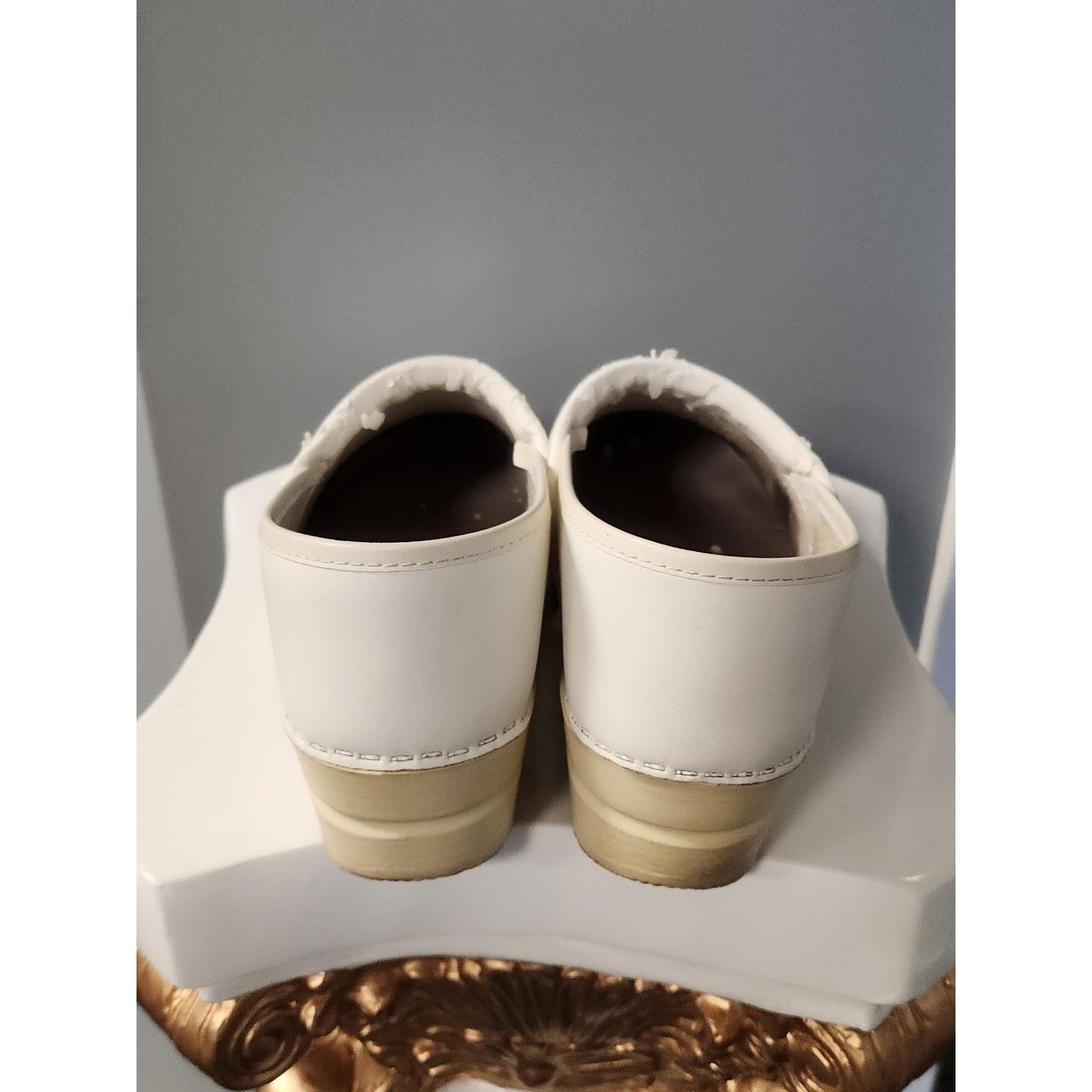 Other Sanita Prof. Patent Leather White Clog 40 US 9.5 Nurse Size US 10 / IT 40 - 3 Thumbnail