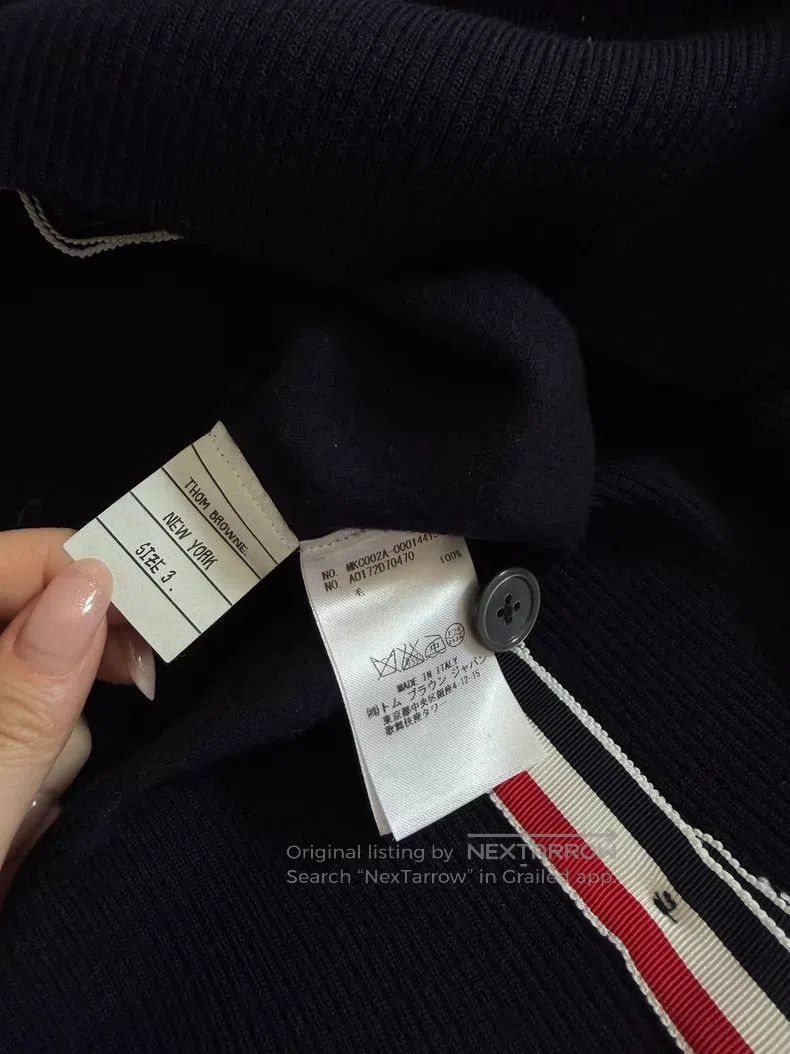 Thom Browne Thom Browne Wool Knit Cardigan Spring Size US L / EU 52-54 / 3 - 4 Thumbnail